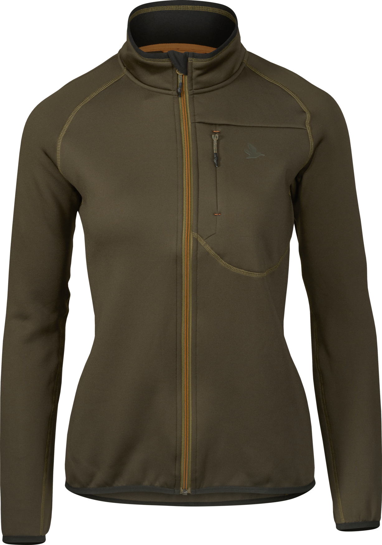 Hawker full zip fleece Women - Pine green