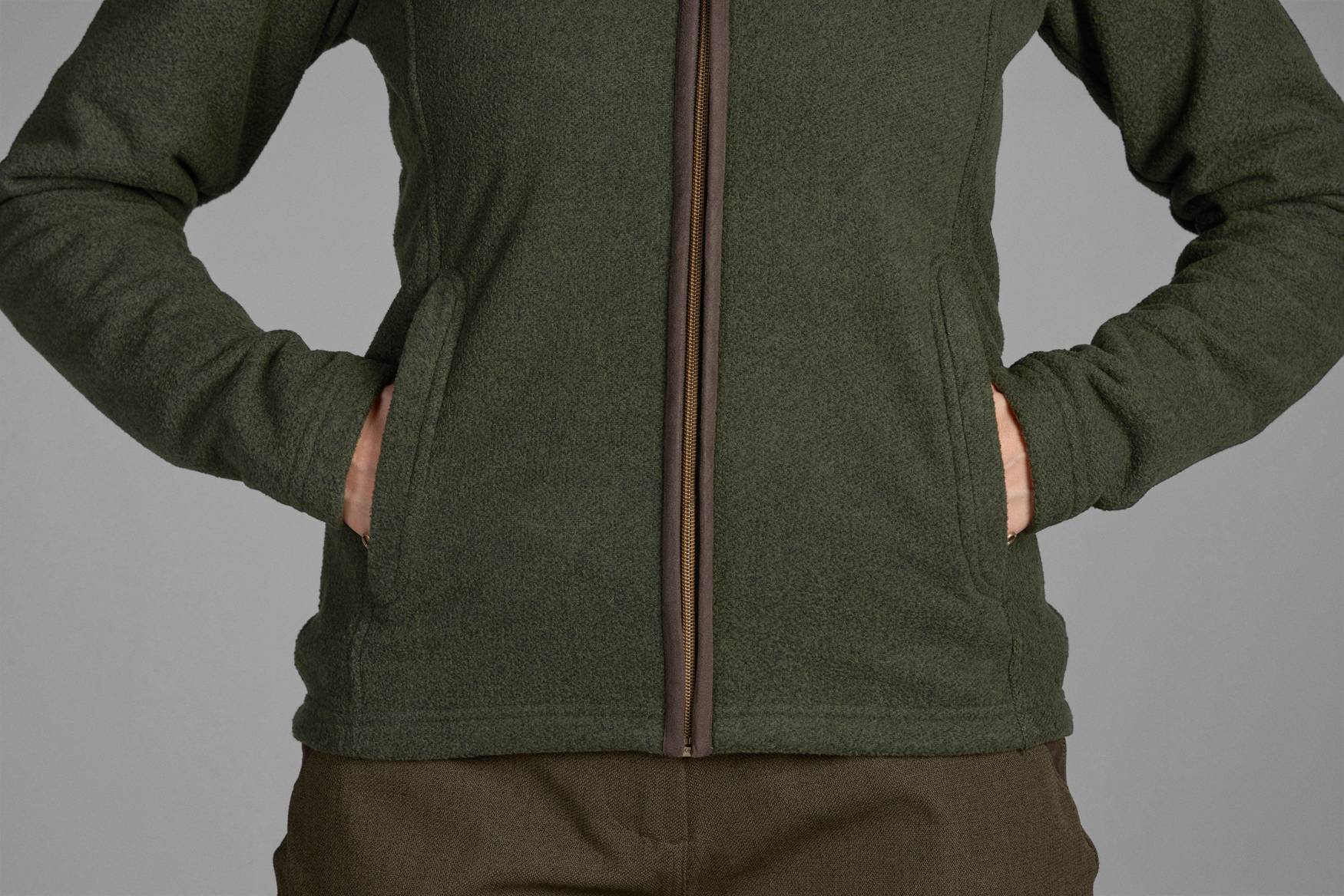 Woodcock fleece Women - Classic green