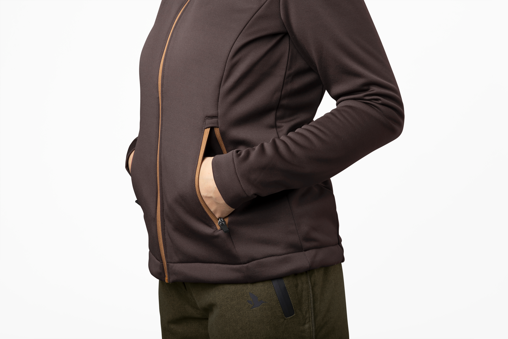 Emily fleece Women - Dark brown