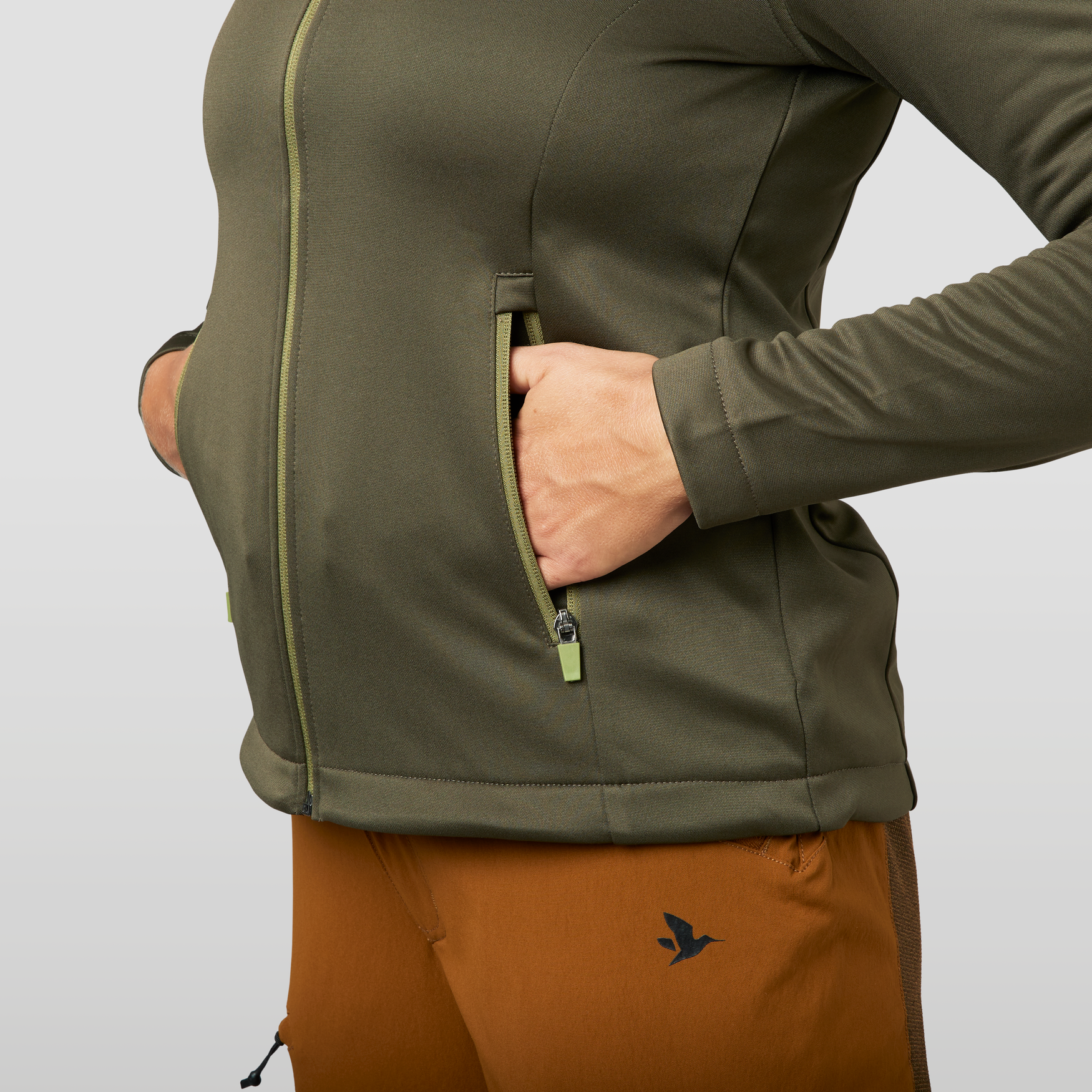 Emily fleece Women - Pine green
