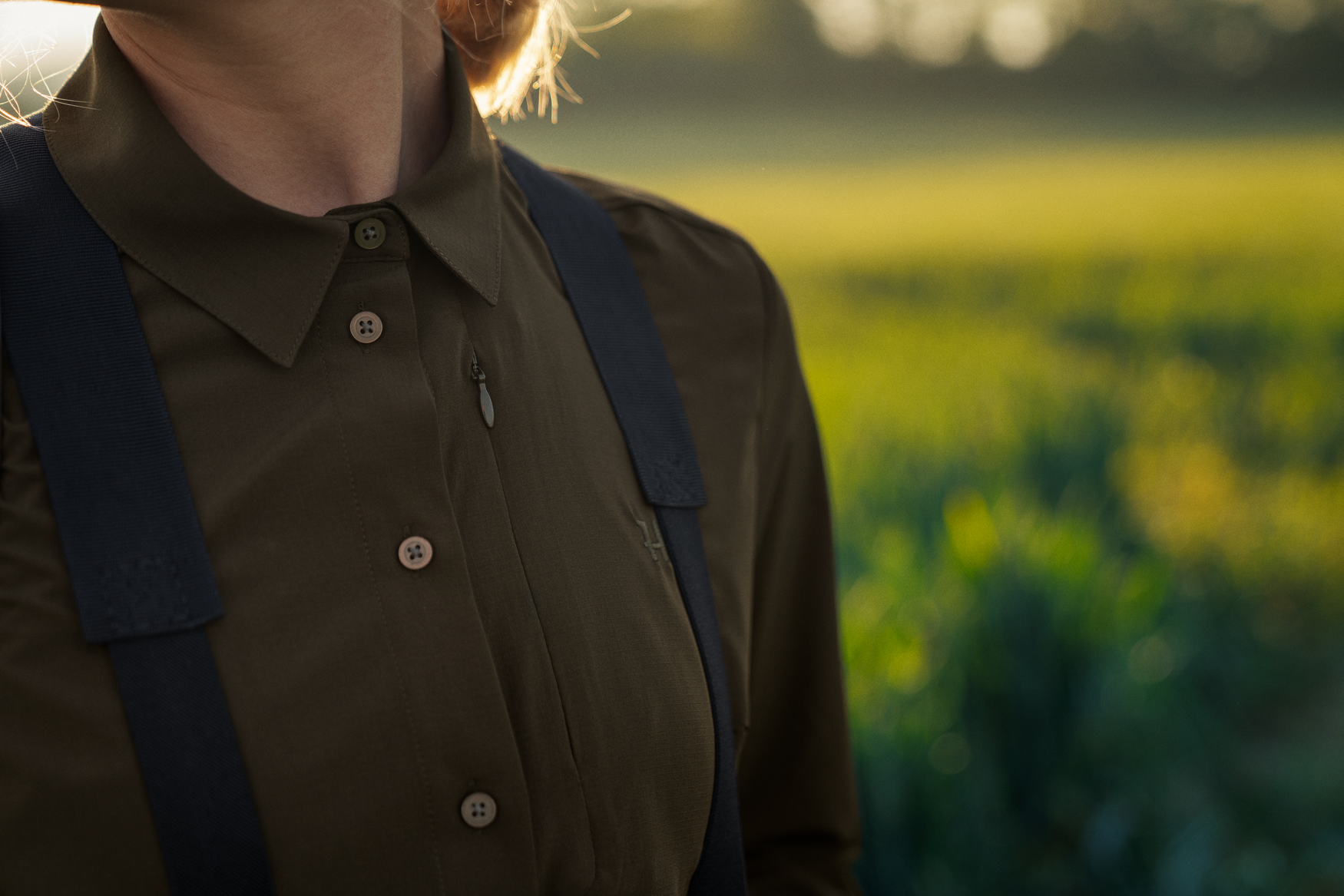 Trail L/S skjorte Women - Willow green