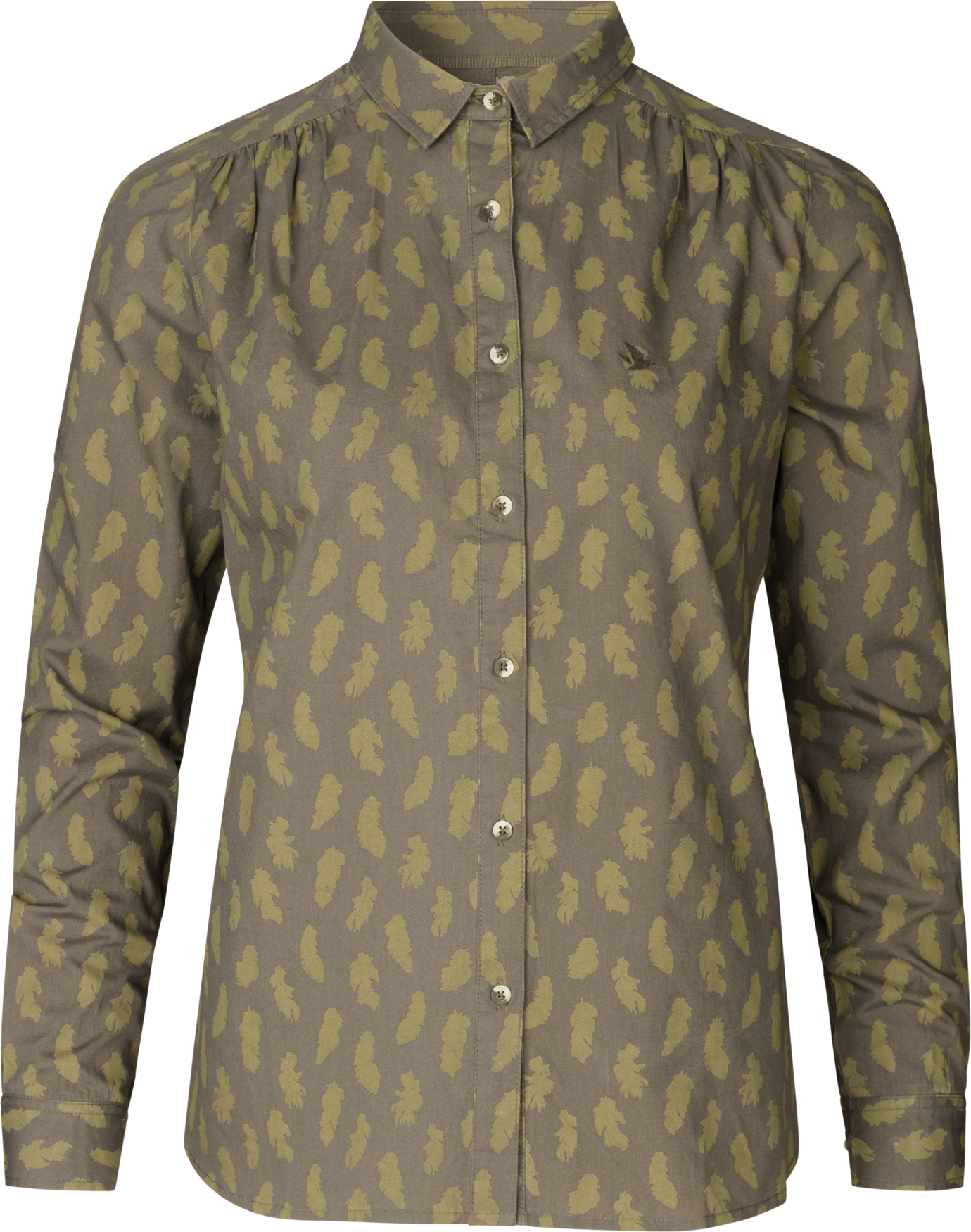 Skeet Lady shirt - Olive feather