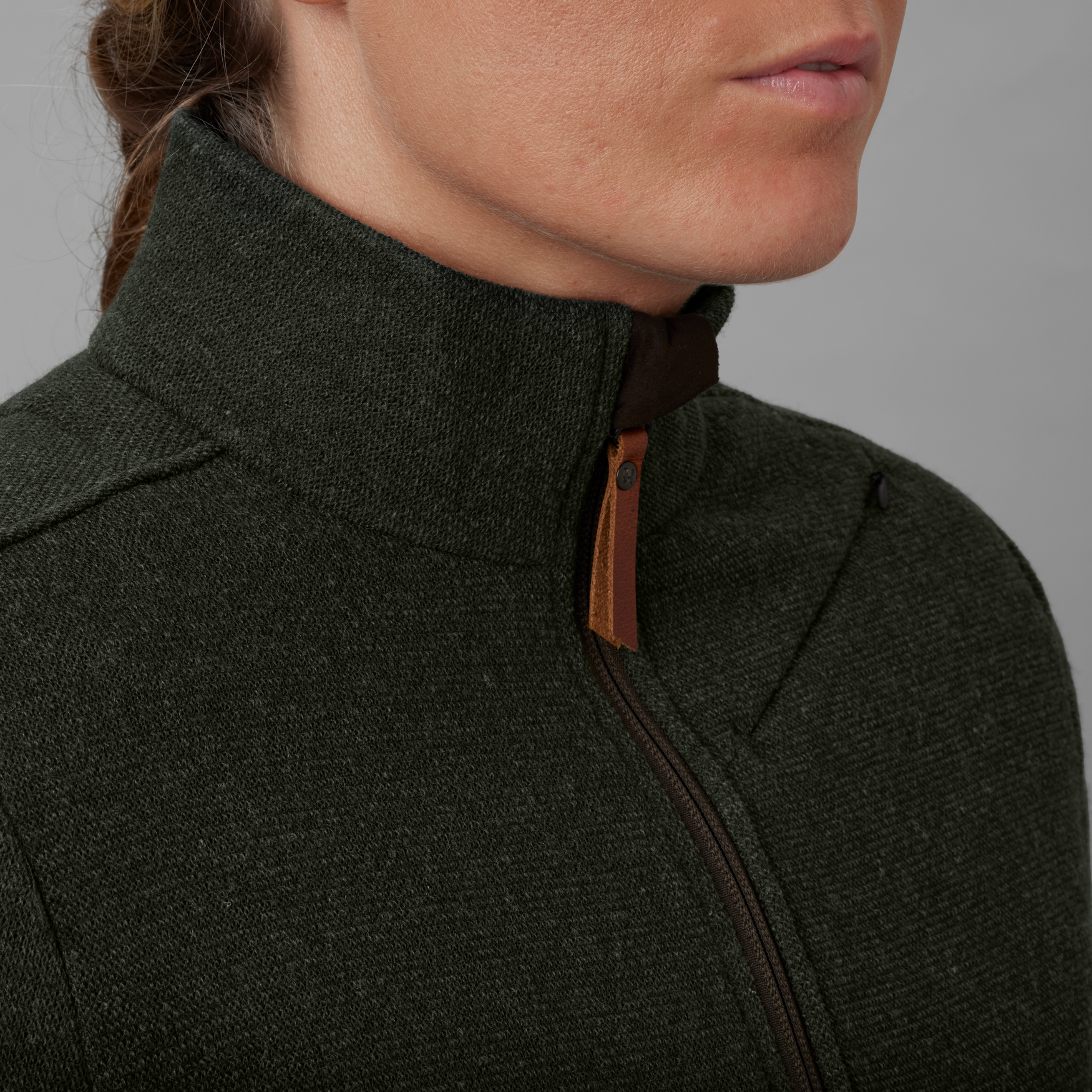 Metso full zip Women - Willow green