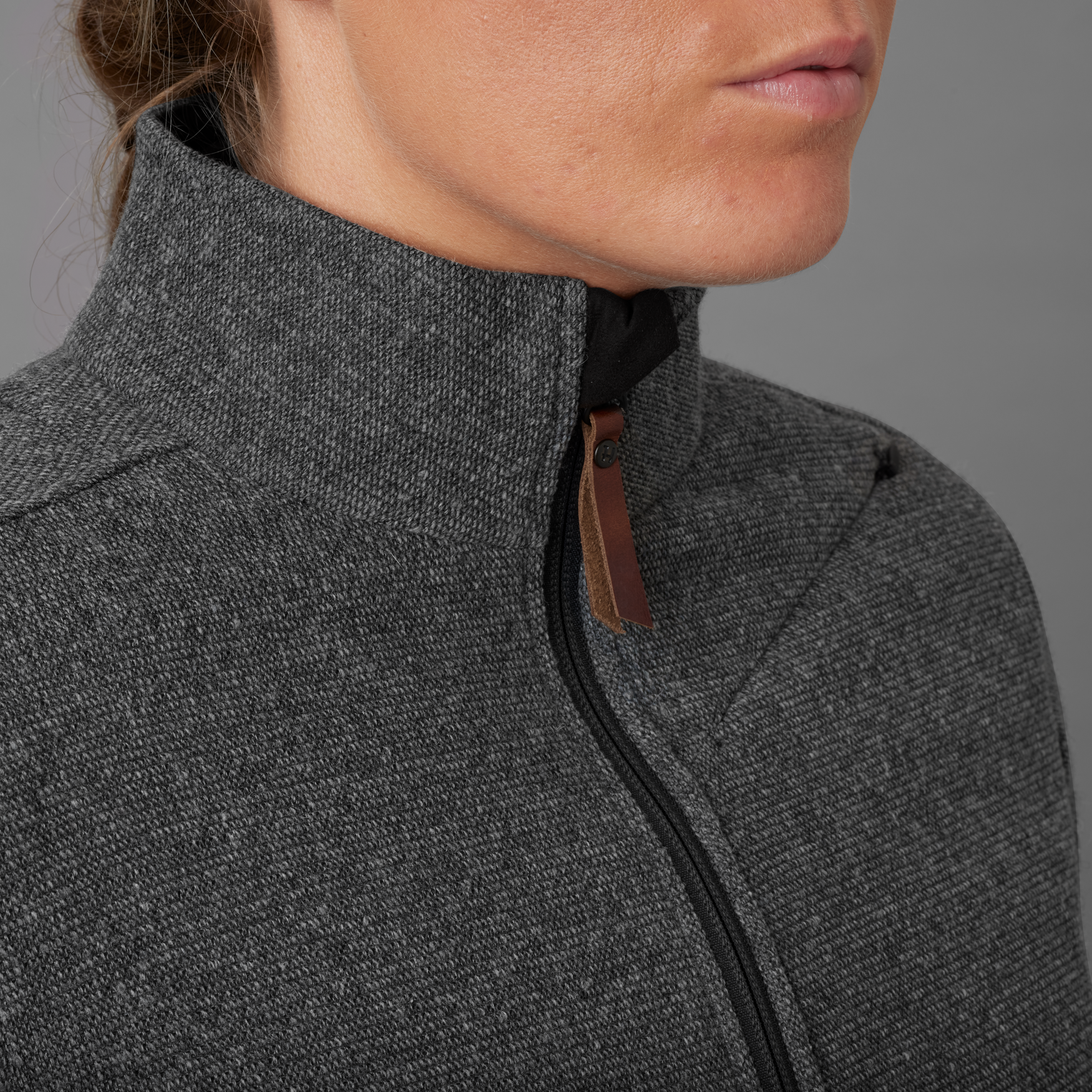 Metso full zip Women - Slate grey