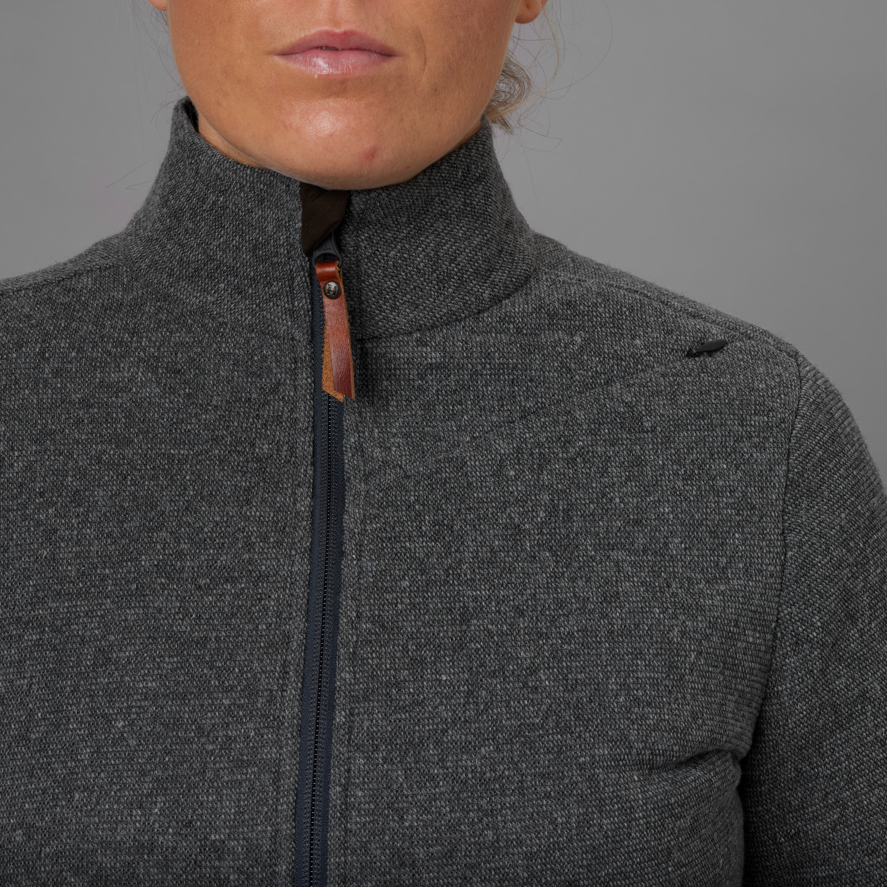 Metso full zip Women - Slate grey