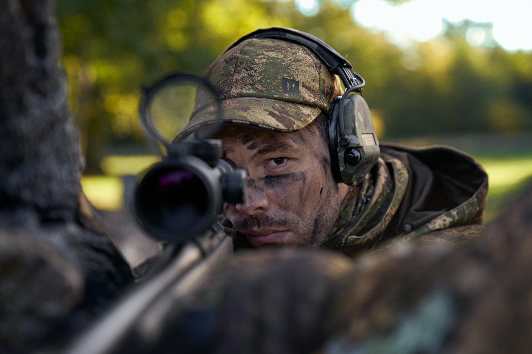 Deer Stalker camo HWS kasket - AXIS MSP®Forest