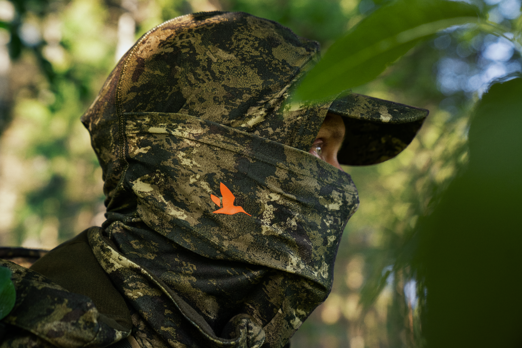 Scent control Camo facecover - InVis green