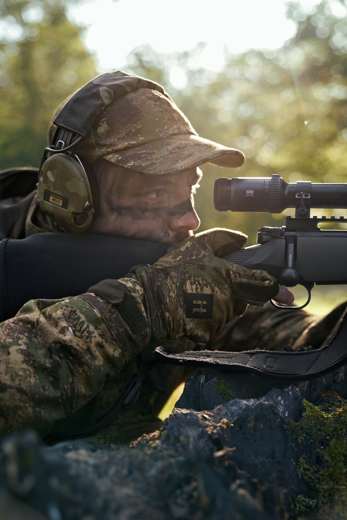 Deer Stalker camo HWS handske - AXIS MSP®Forest
