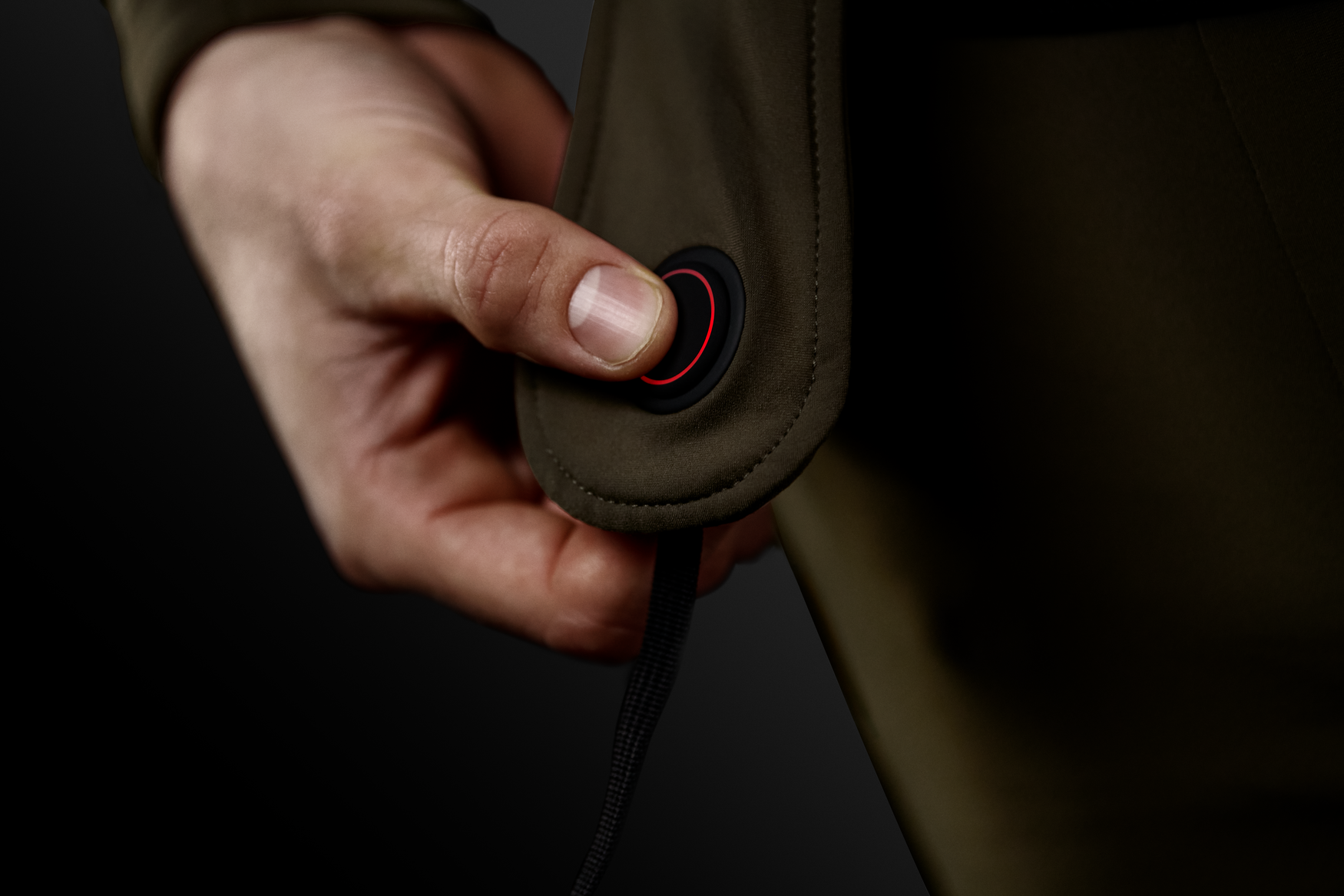 Caleçon long Härkila Heat USB-C - Willow green/Black