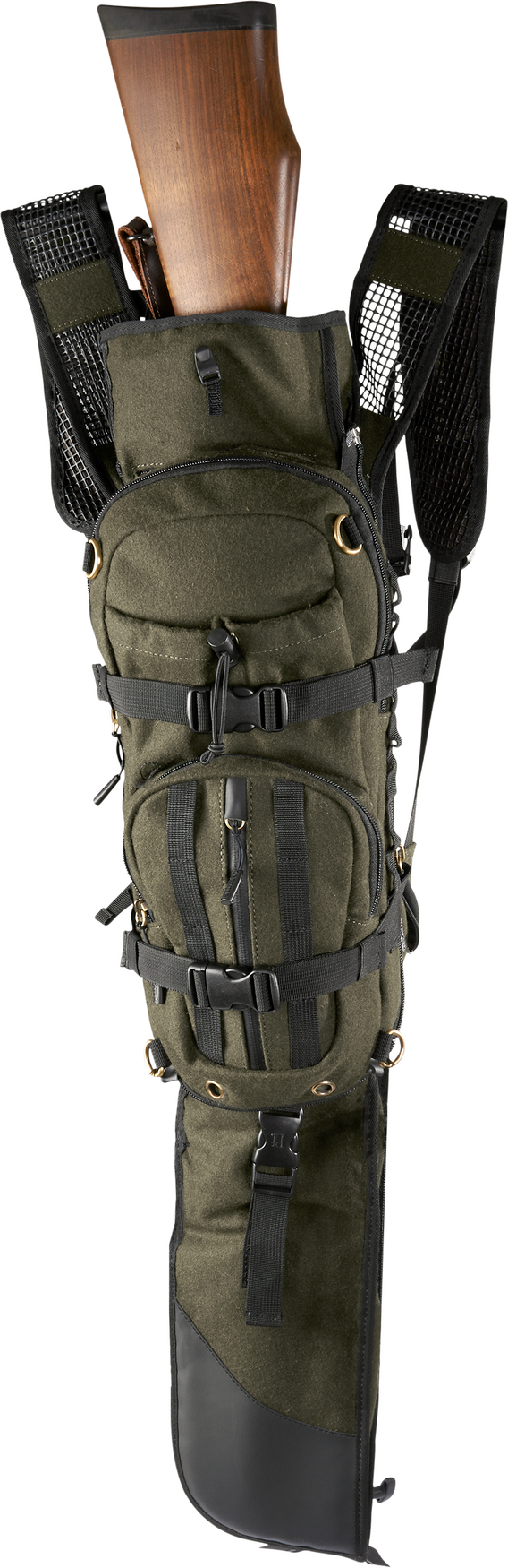 Sac à dos en laine melton Alta - Hunting green