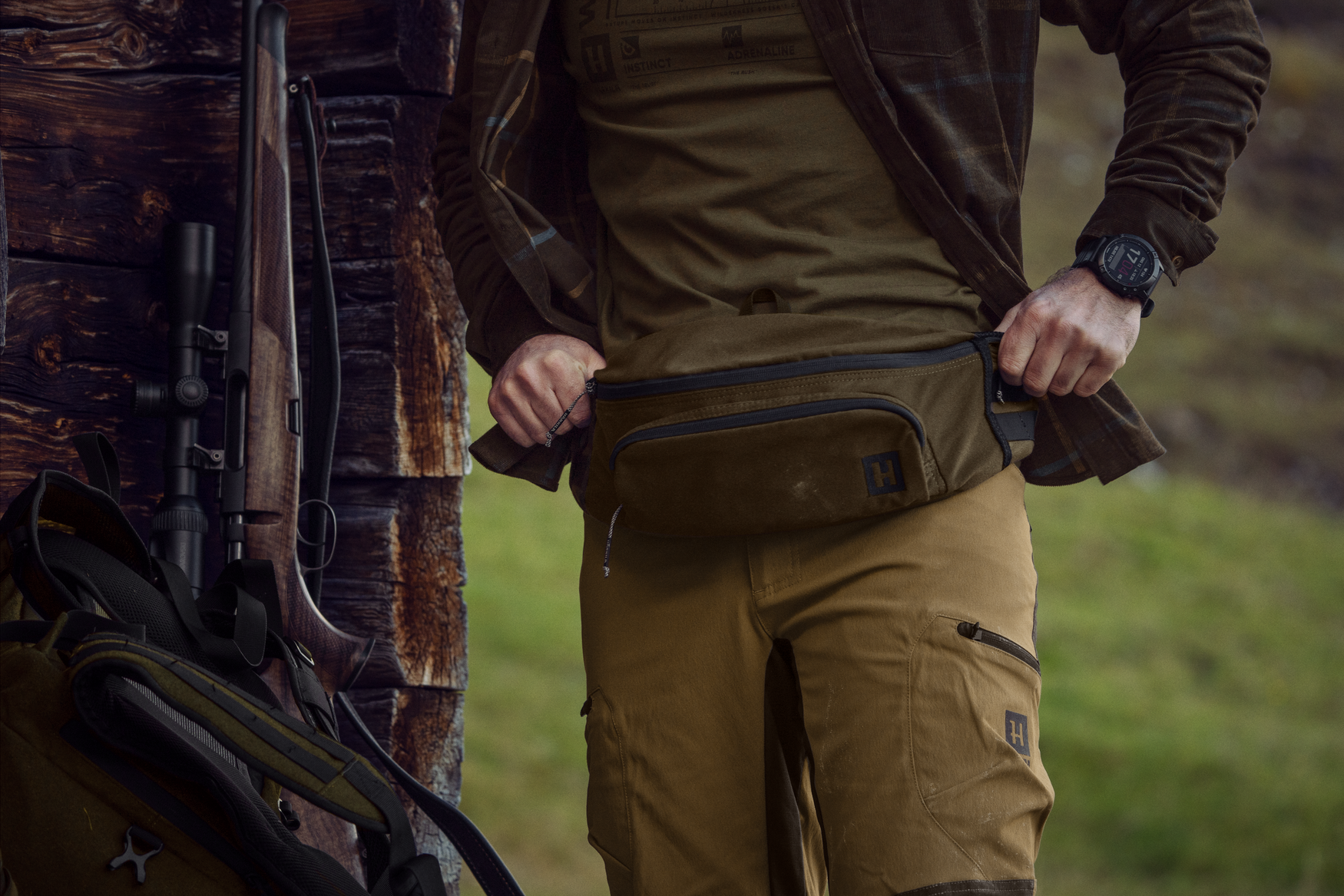 Deer Stalker waist pack - Willow green