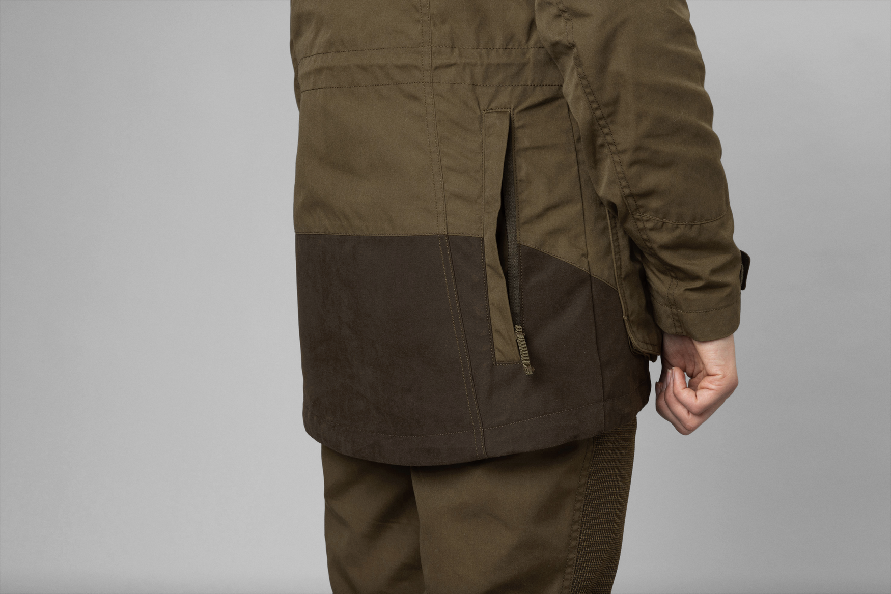 KeyPoint Kora Jakke - Pine Green/Grizzly Brown