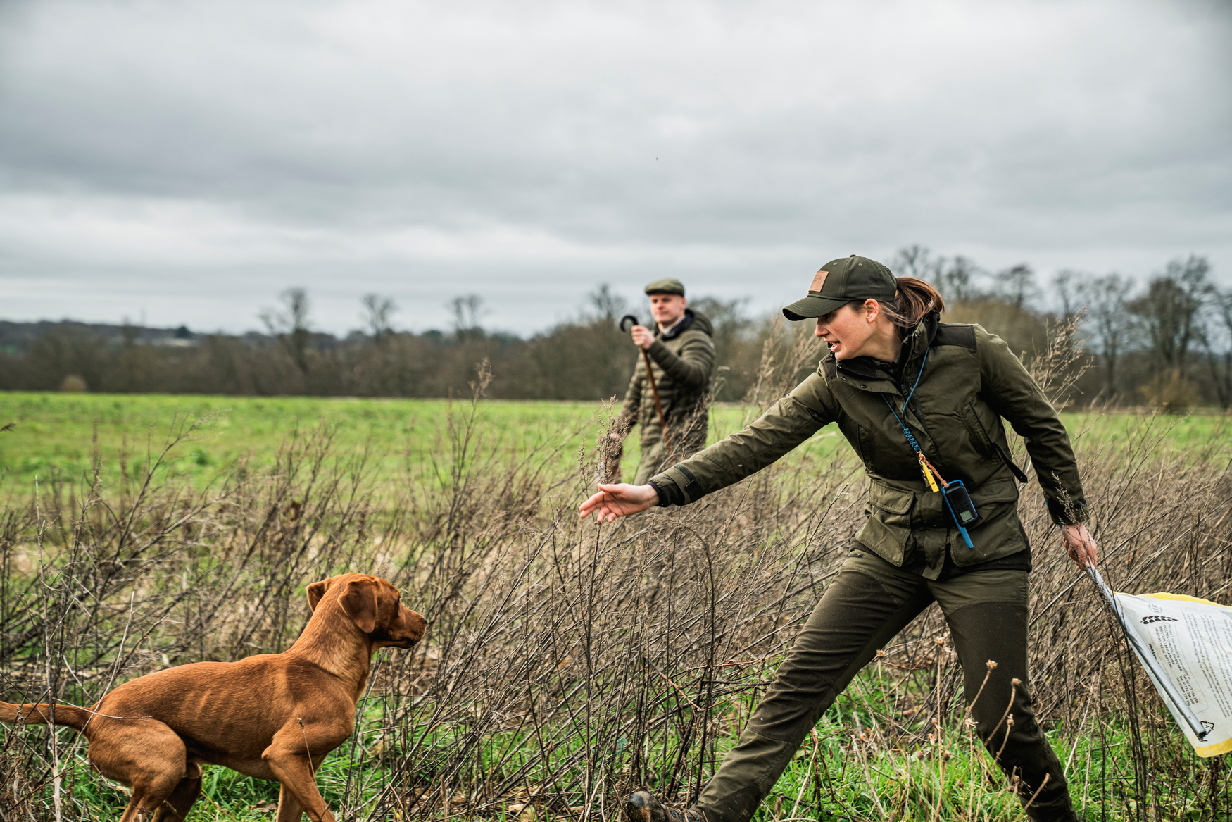 KeyPoint Kora Jakke - Pine Green/Grizzly Brown