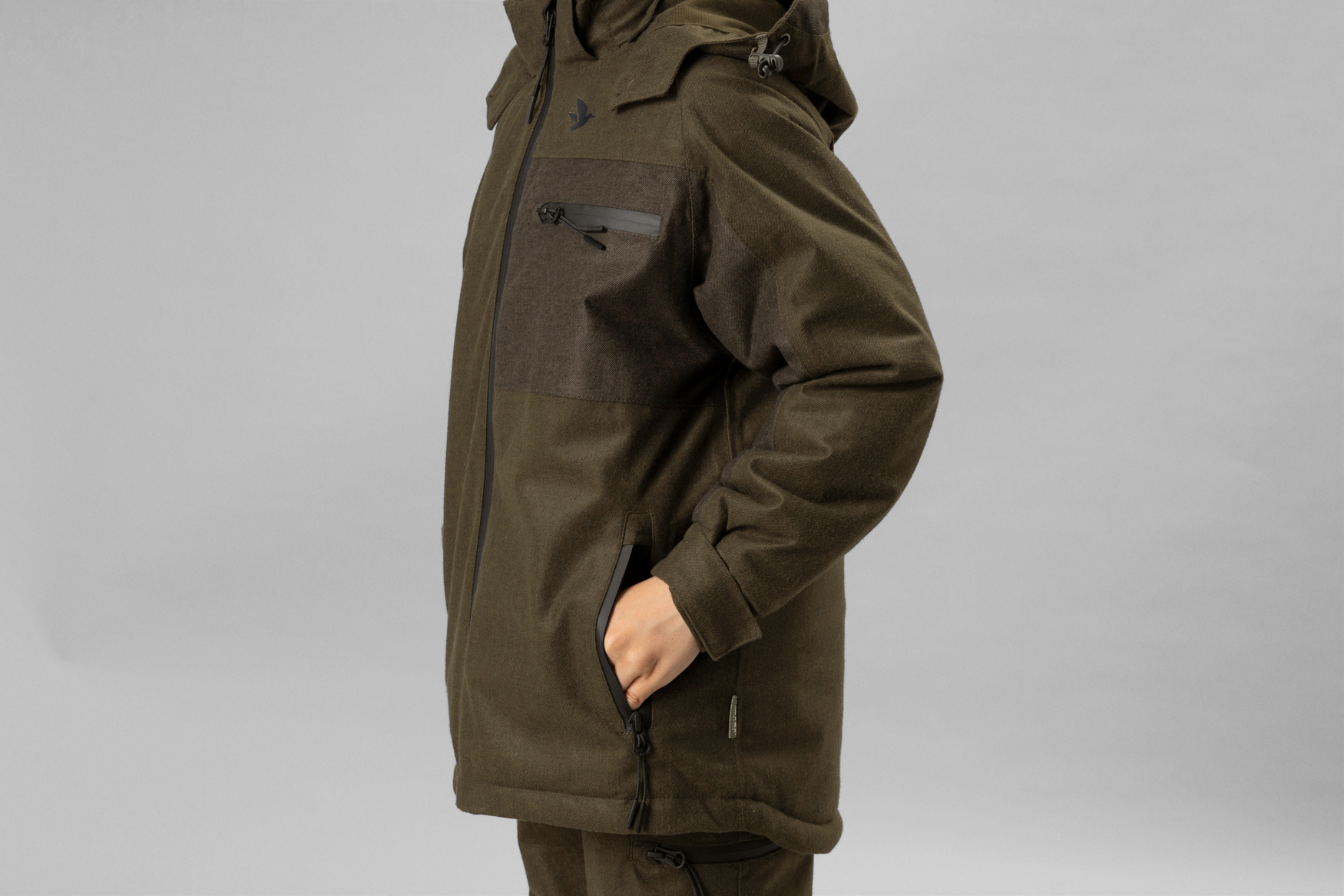 Avail Junior Jacket - Pine green melange