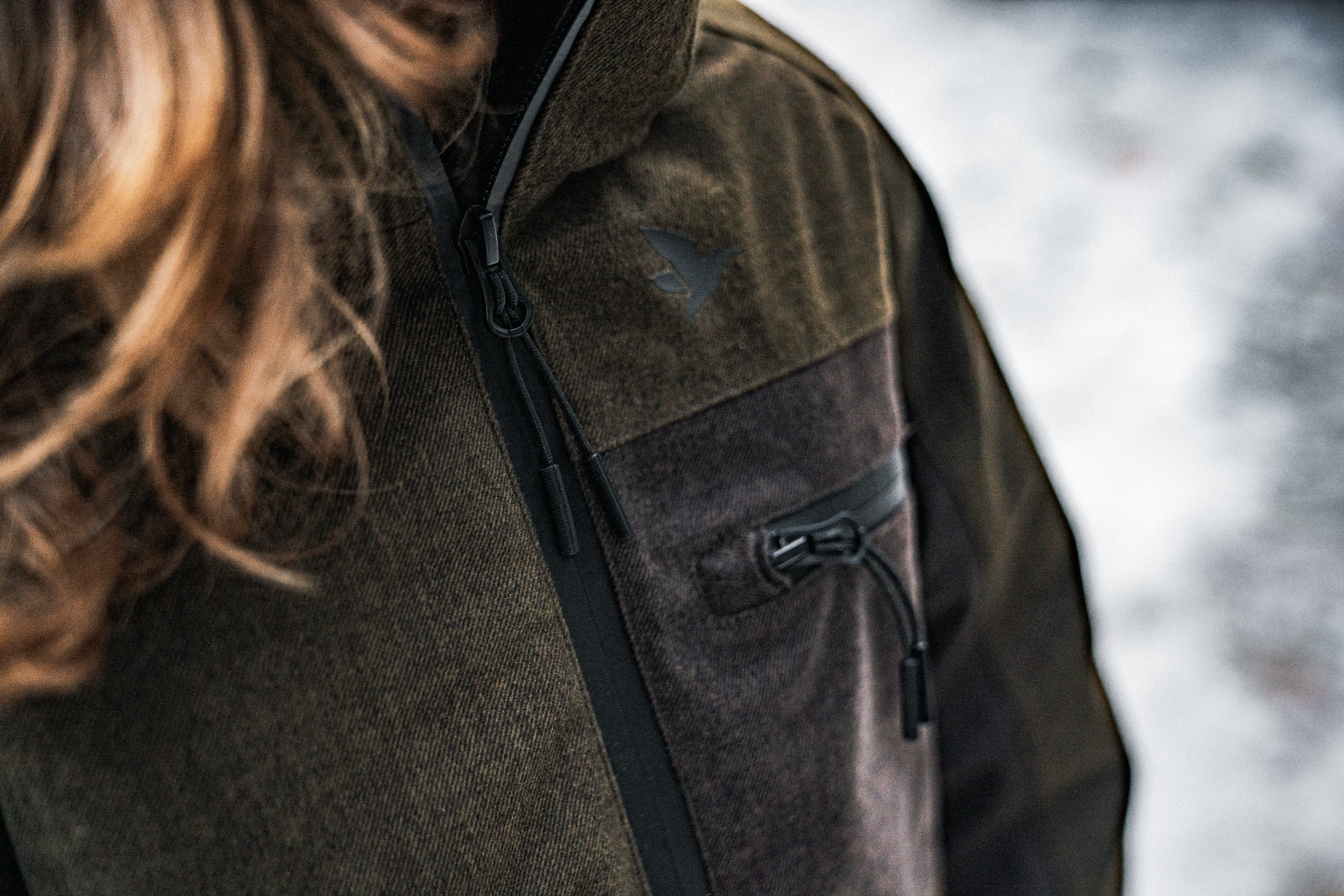 Avail Junior Jacket - Pine green melange