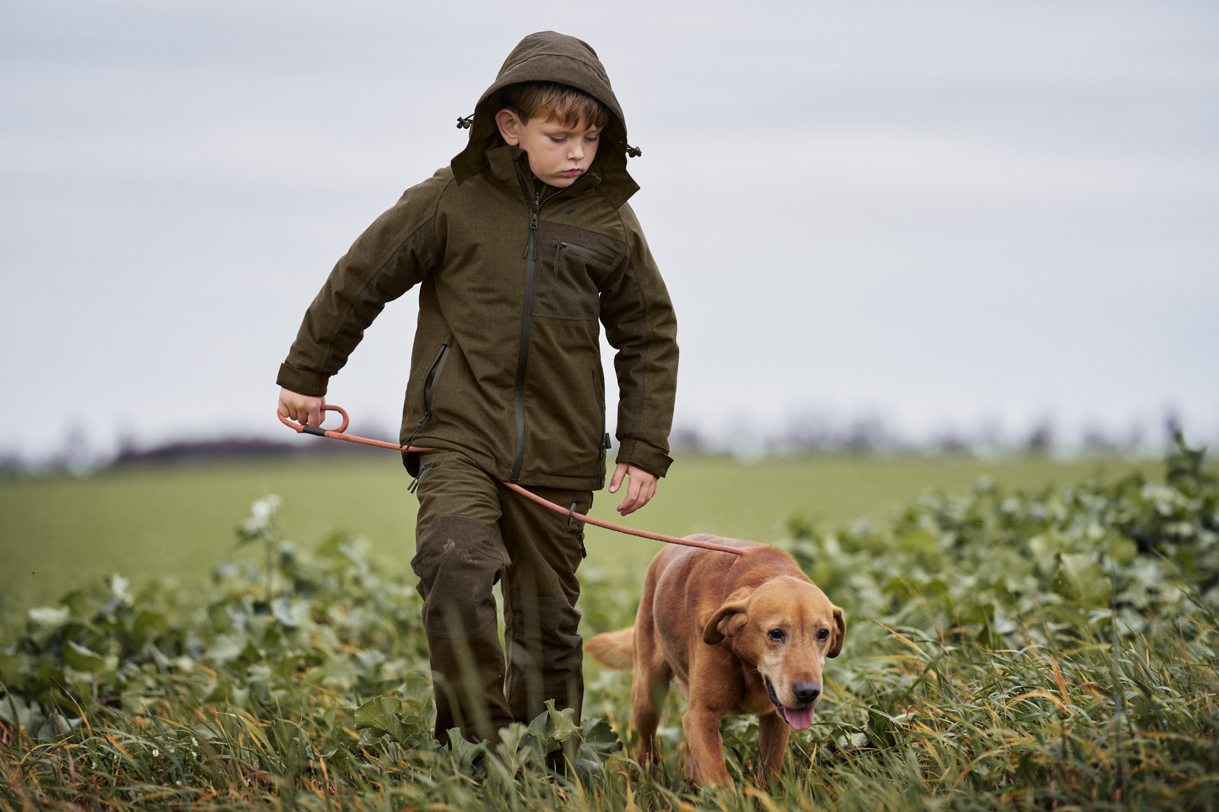 Avail Junior Jacket - Pine green melange