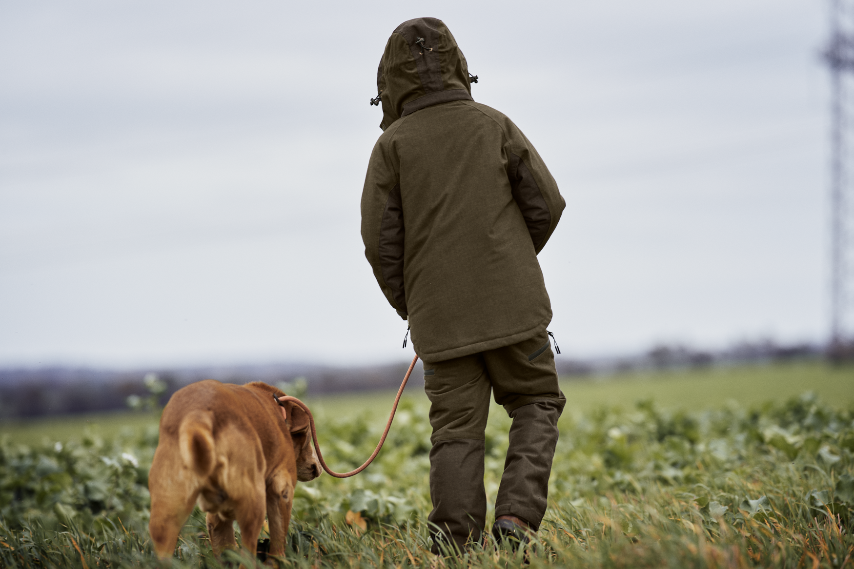 Avail Junior Jacket - Pine green melange