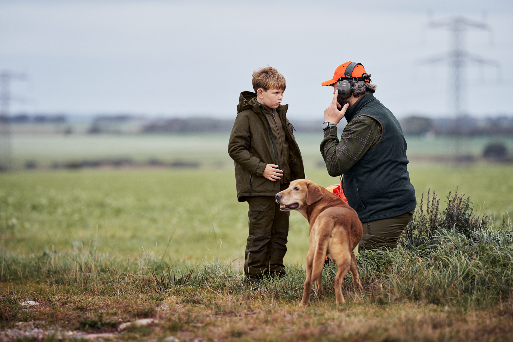 Avail Junior Jacket - Pine green melange