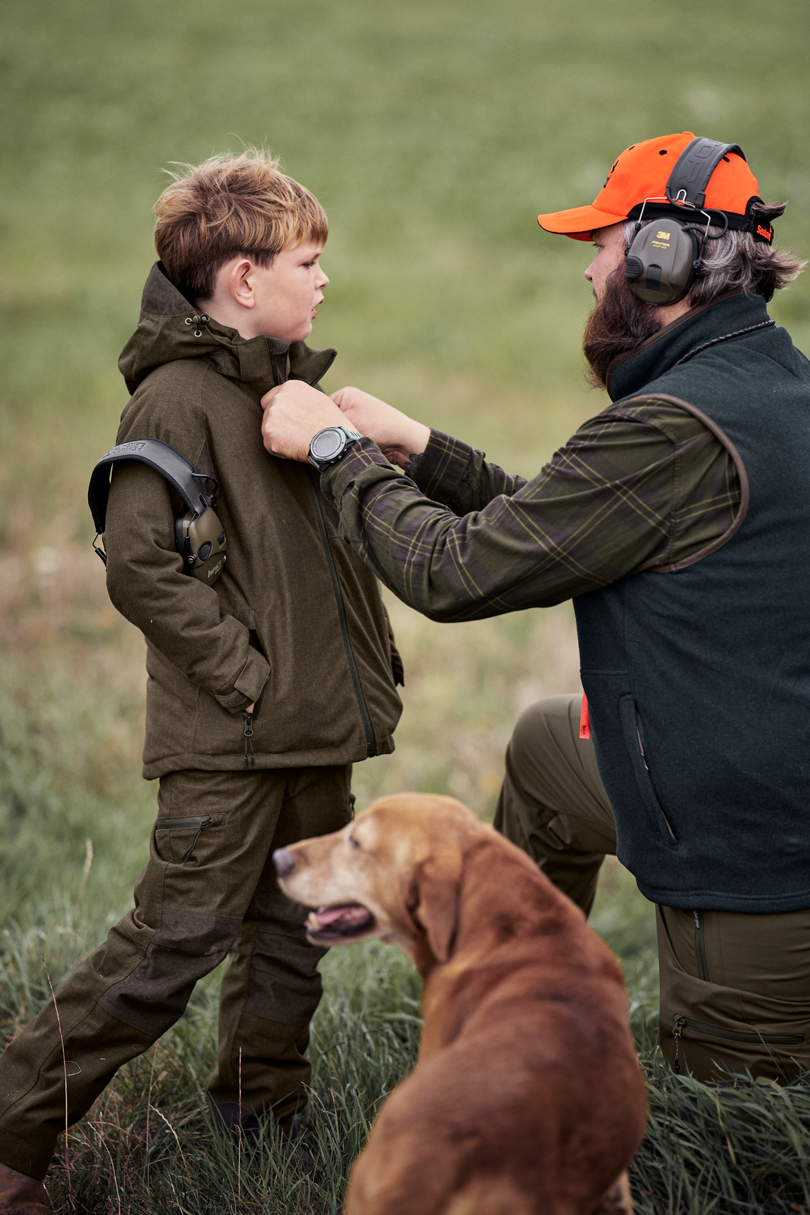 Avail Junior Jacket - Pine green melange