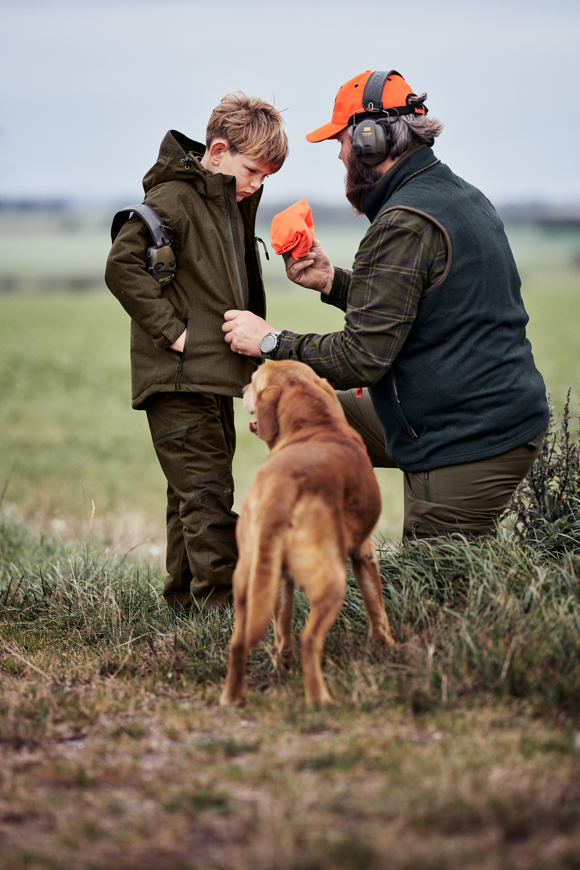 Avail Junior Jacket - Pine green melange