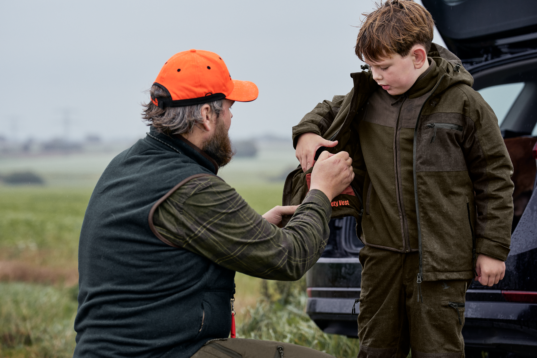 Avail Junior Jacket - Pine green melange