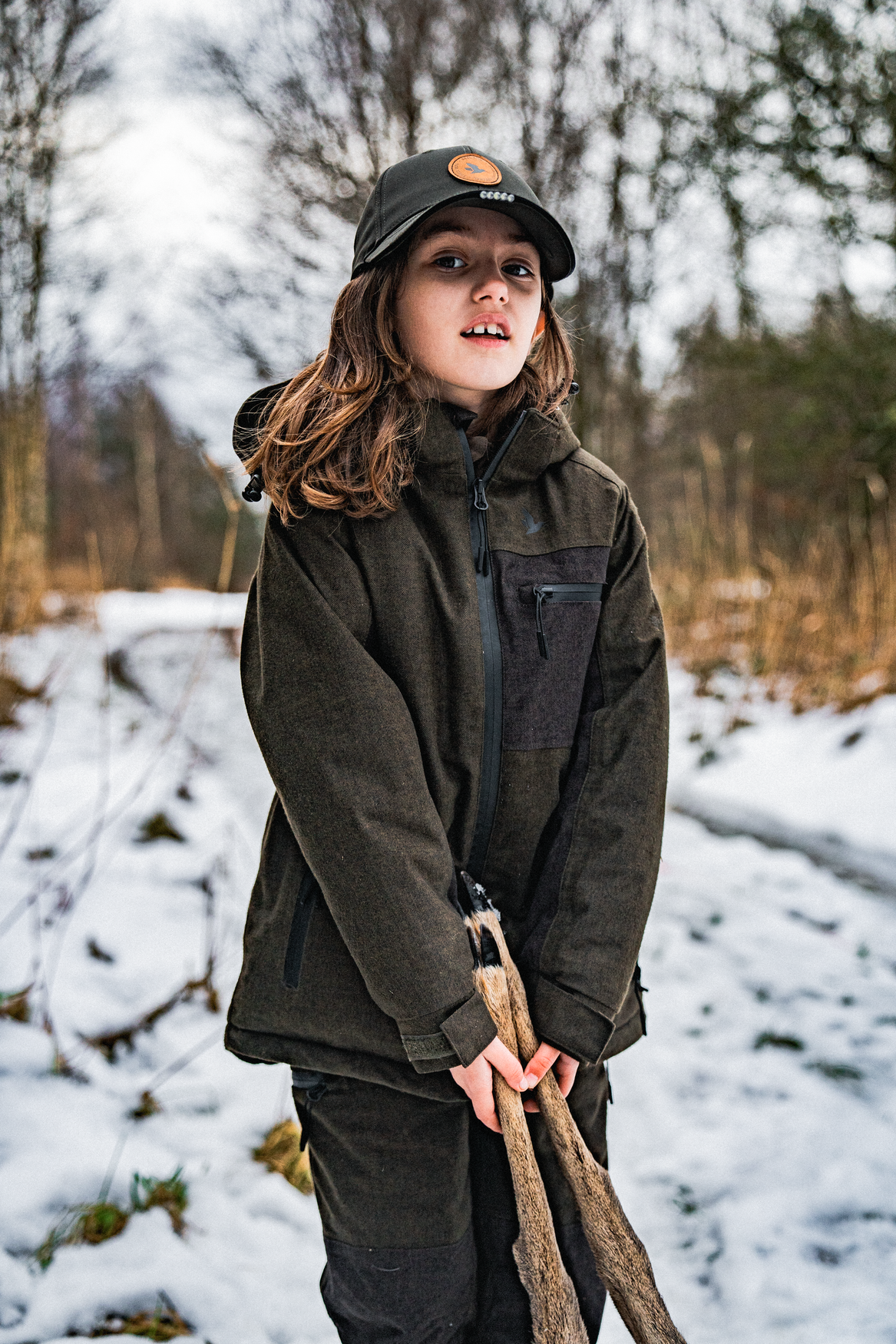 Avail Junior Jacket - Pine green melange