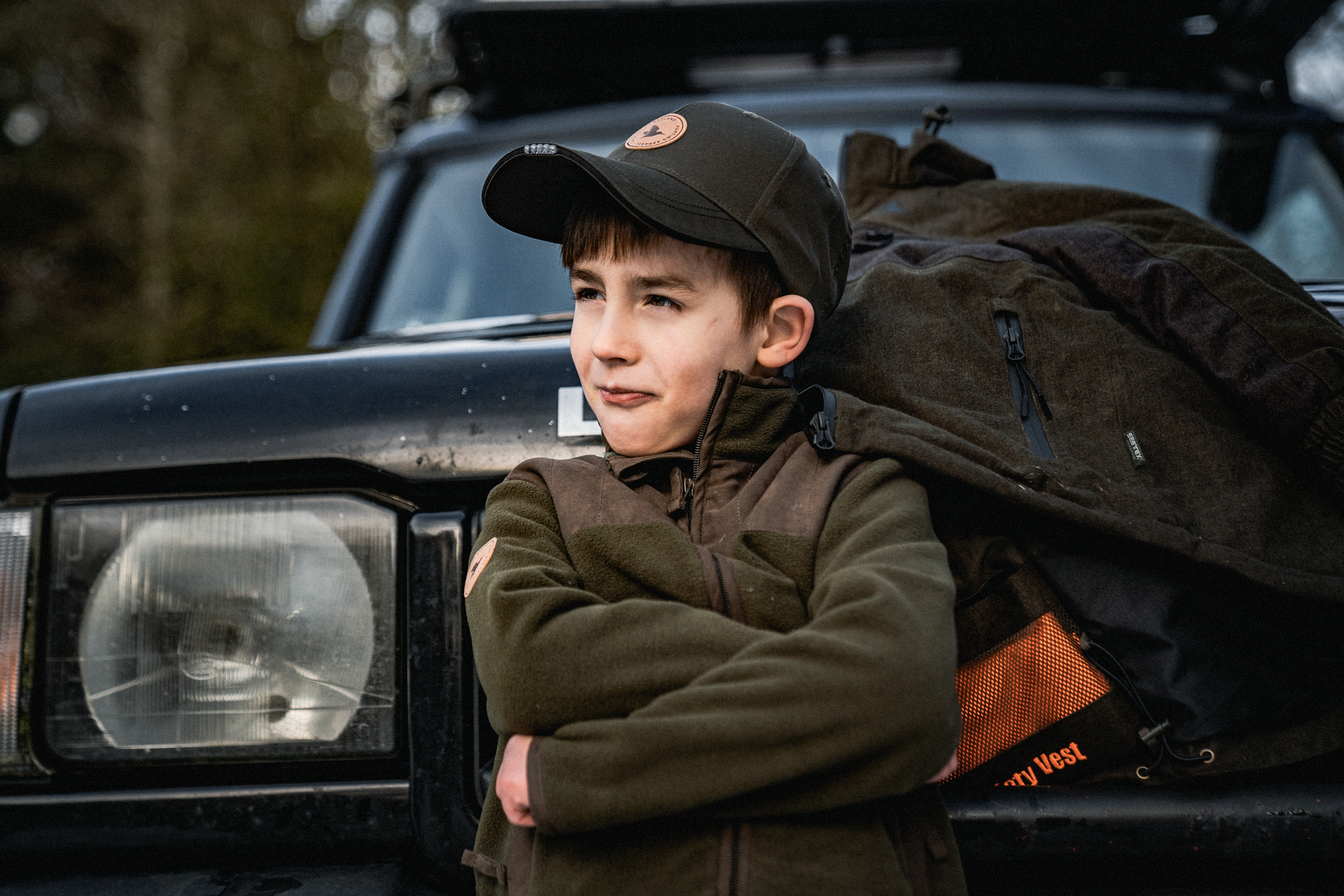 Bolt Junior Fleece Jakke - Pine green