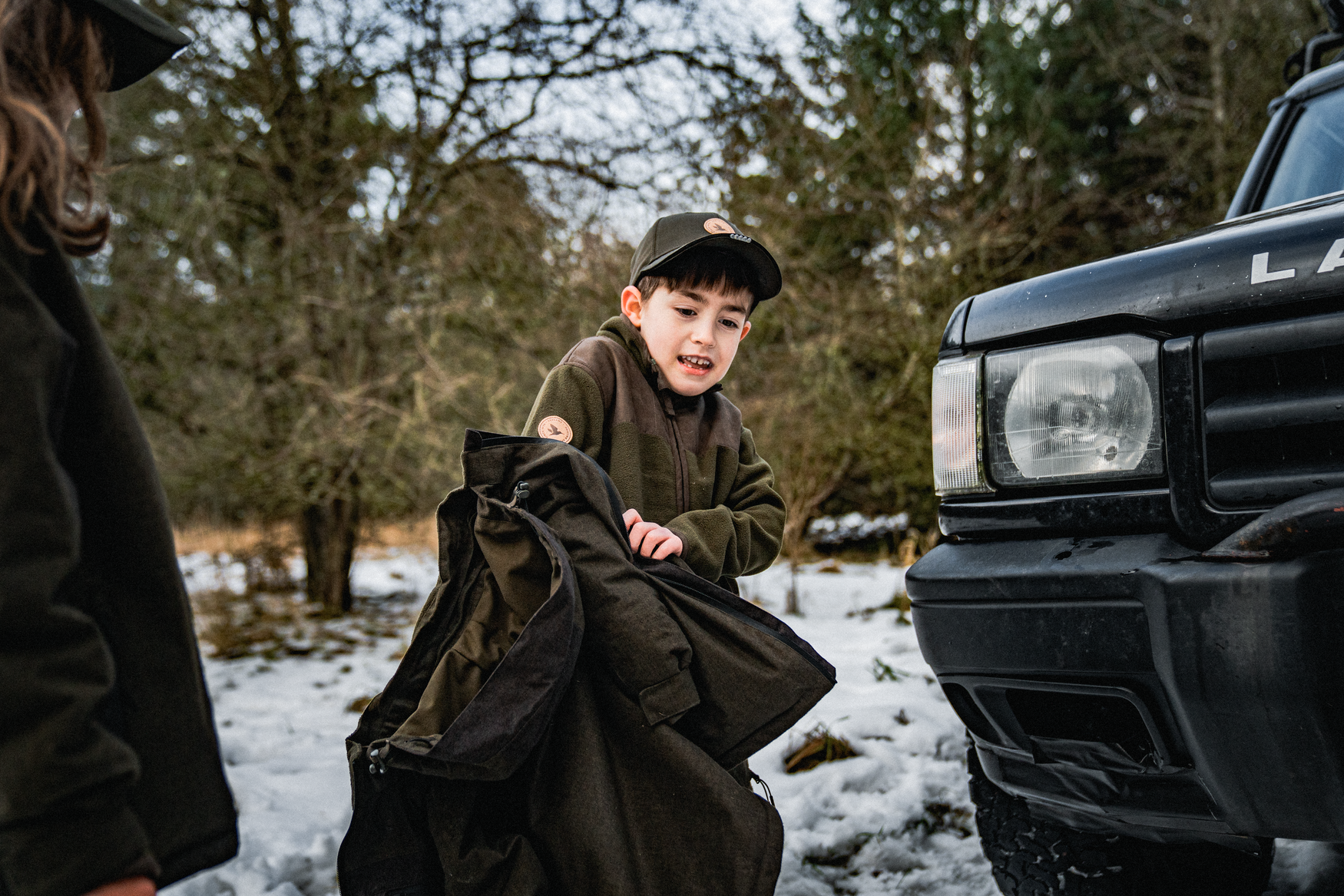 Bolt Junior Fleece Jakke - Pine green