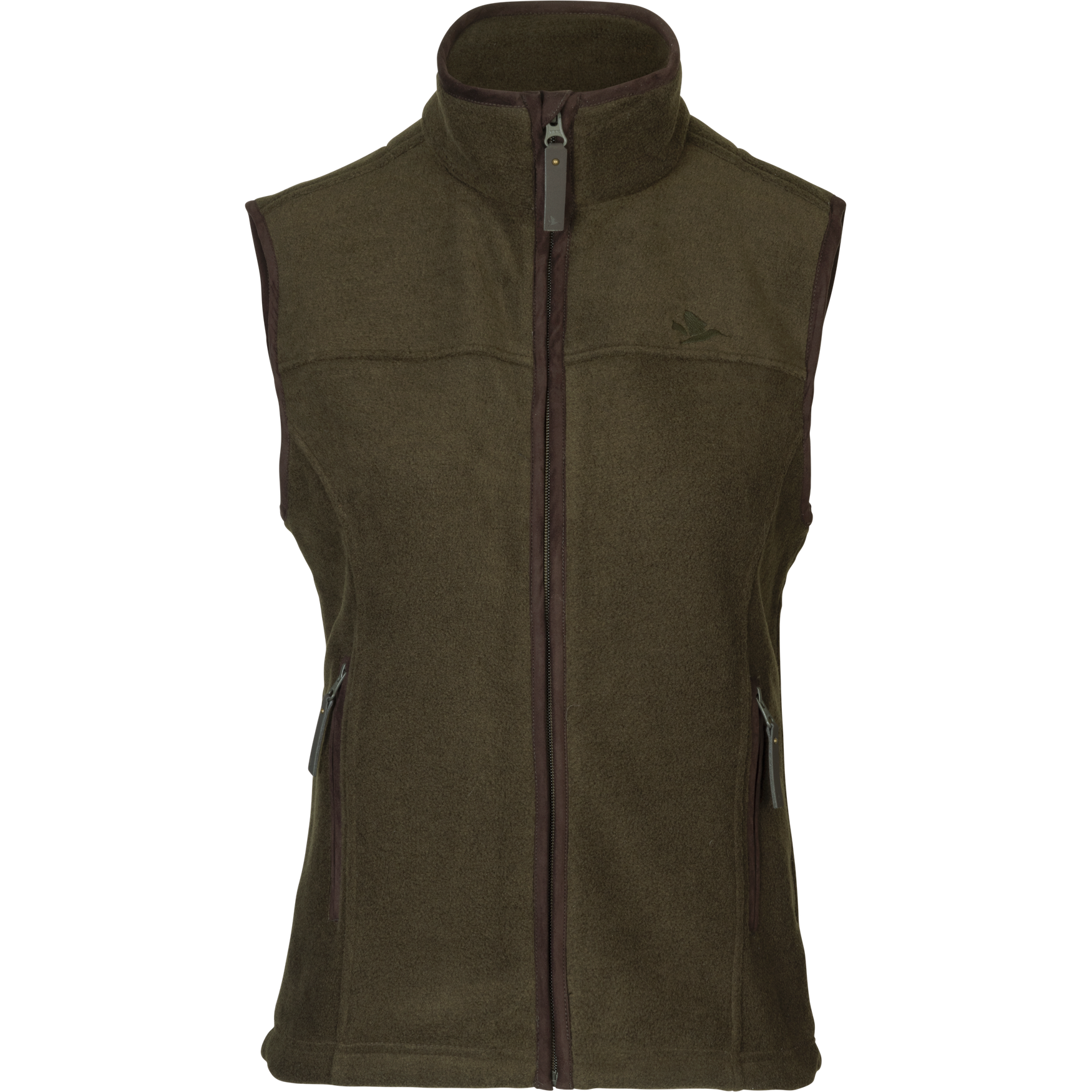 Woodcock Ivy Fleece Waistcoat - Pine green melange