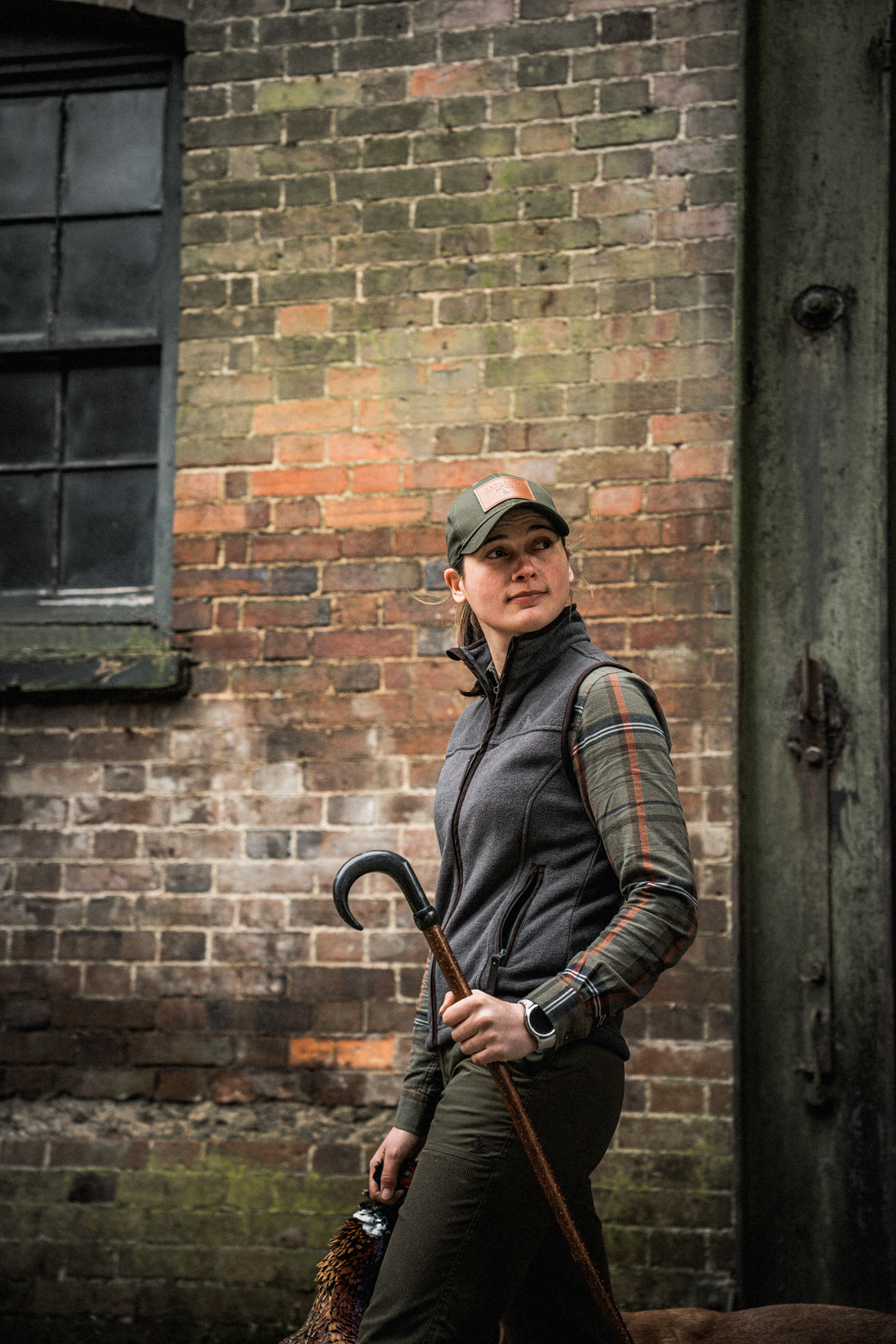 Woodcock Ivy Fleece Vest - Dark Grey Melange