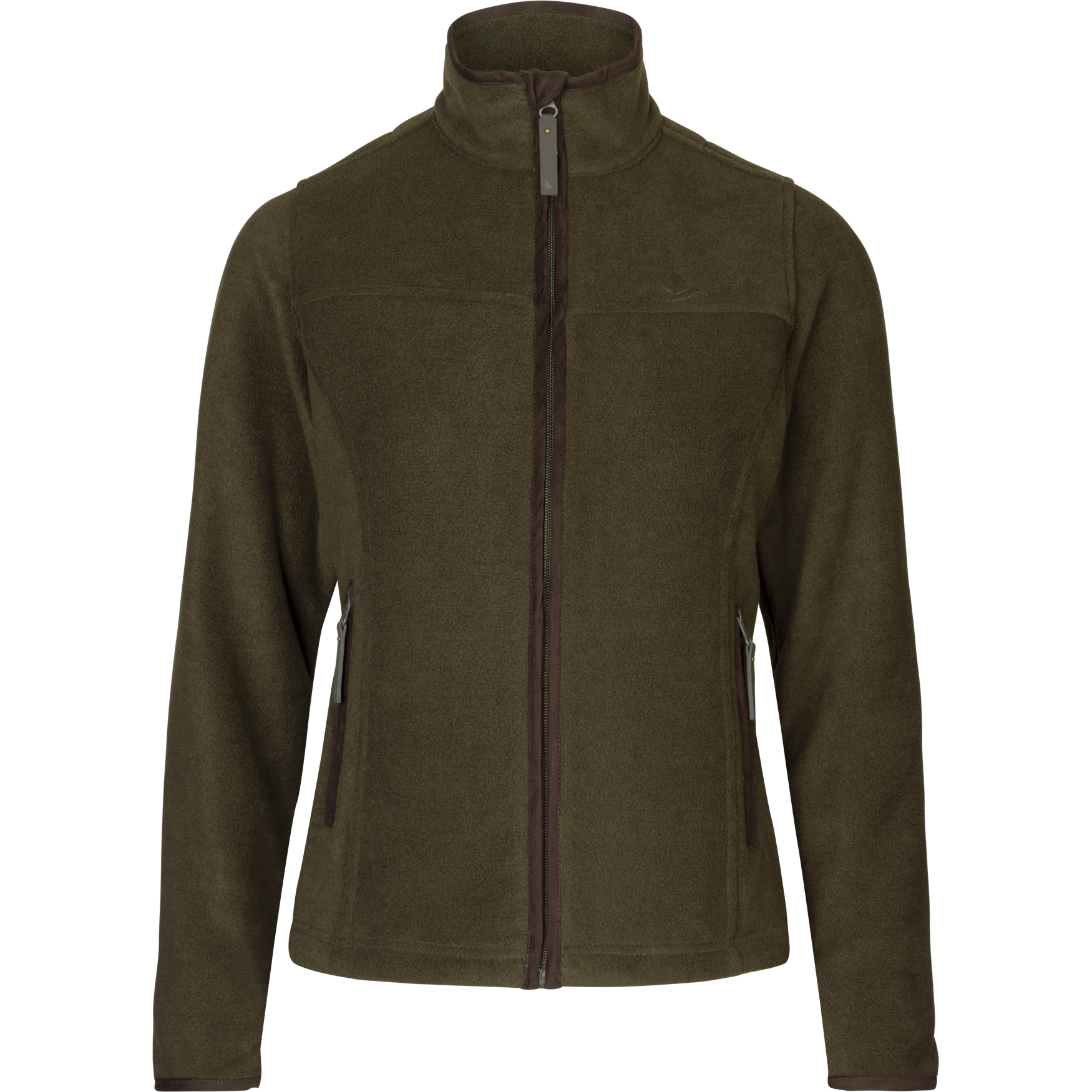 Woodcock Ivy Fleece Jakke - Pine green melange