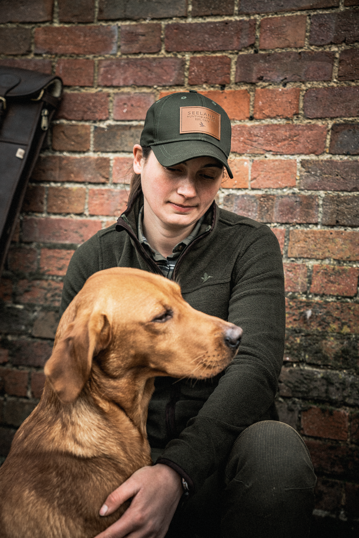 Woodcock Ivy Fleece Jakke - Pine green melange