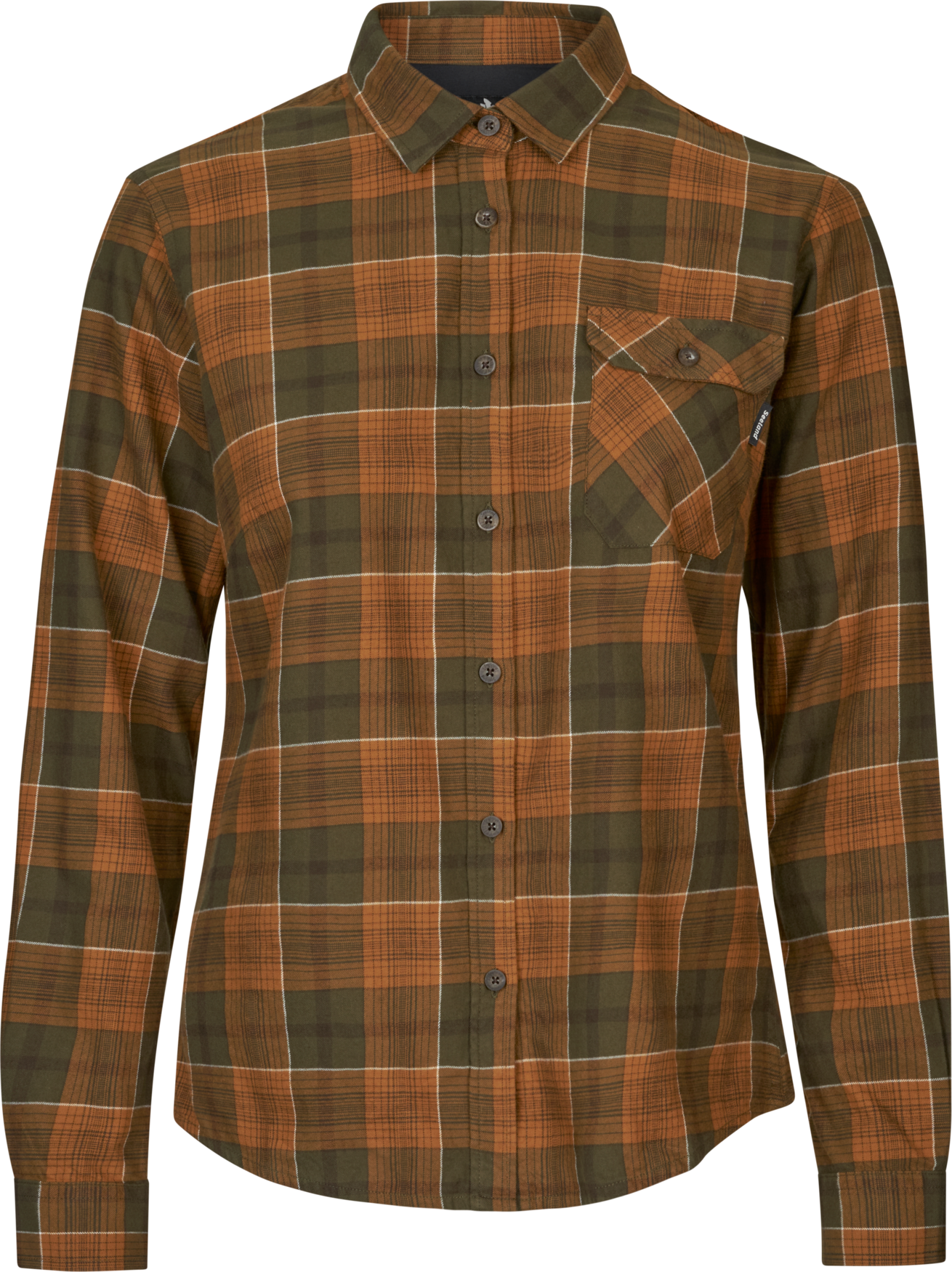 Skye Flannel skjorte - Grizzly Brown/Terracotta Check