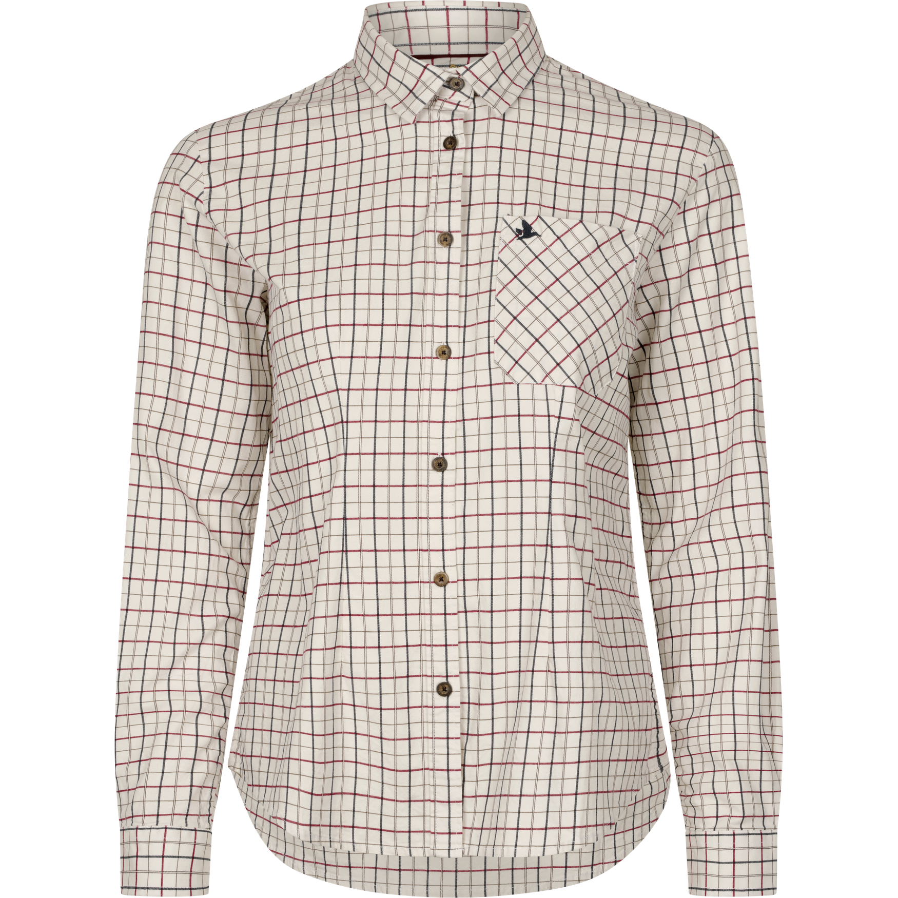 Kerry Skytteskjorta - Cabernet/Blue Check