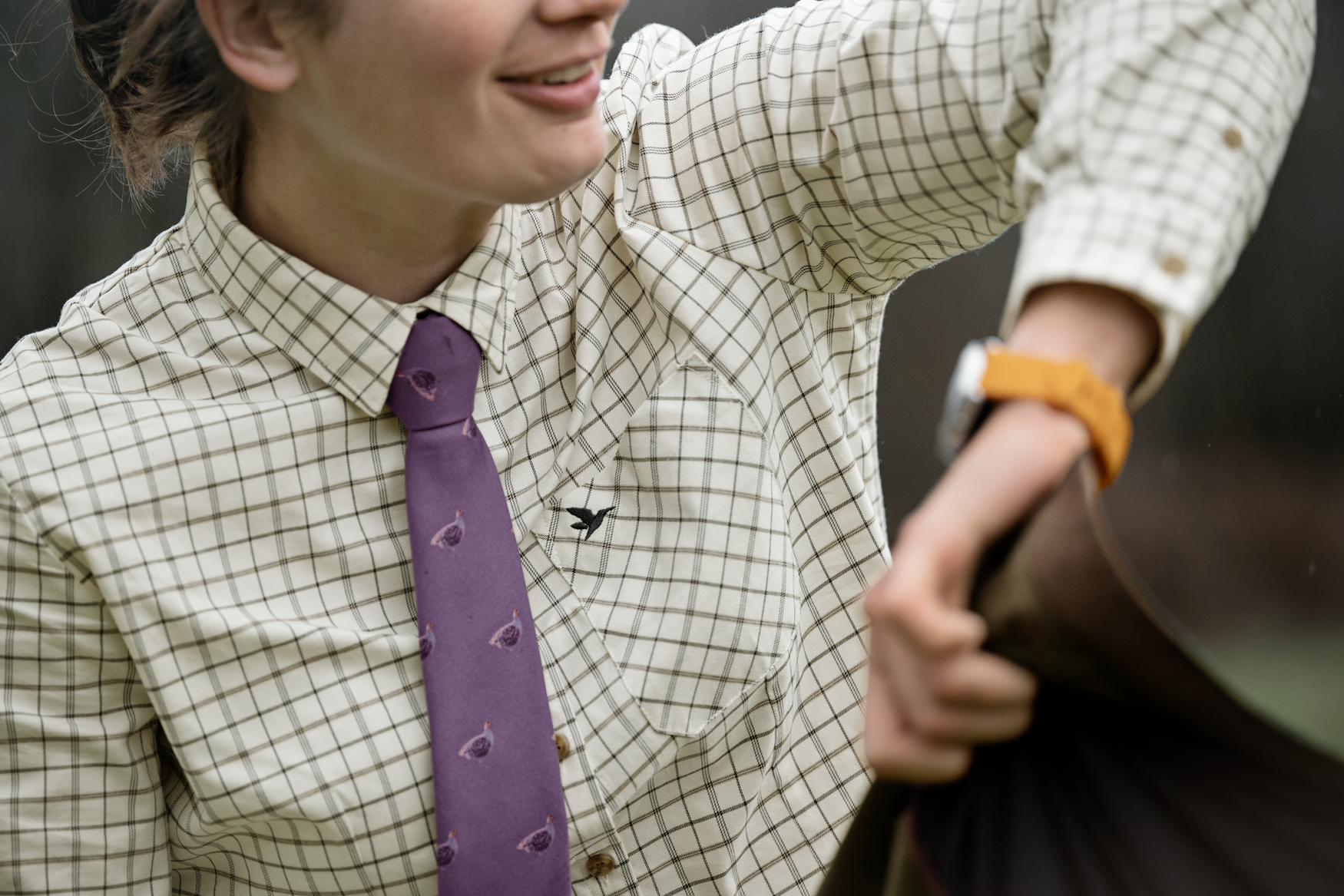 Chemise de tir Kerry - Estate Blue/Pine Green Check 