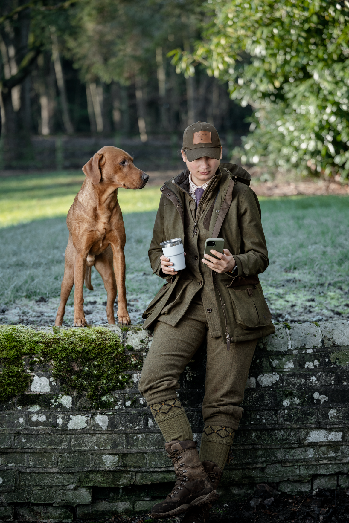 Hillside Harriet Waistcoat - Moss green