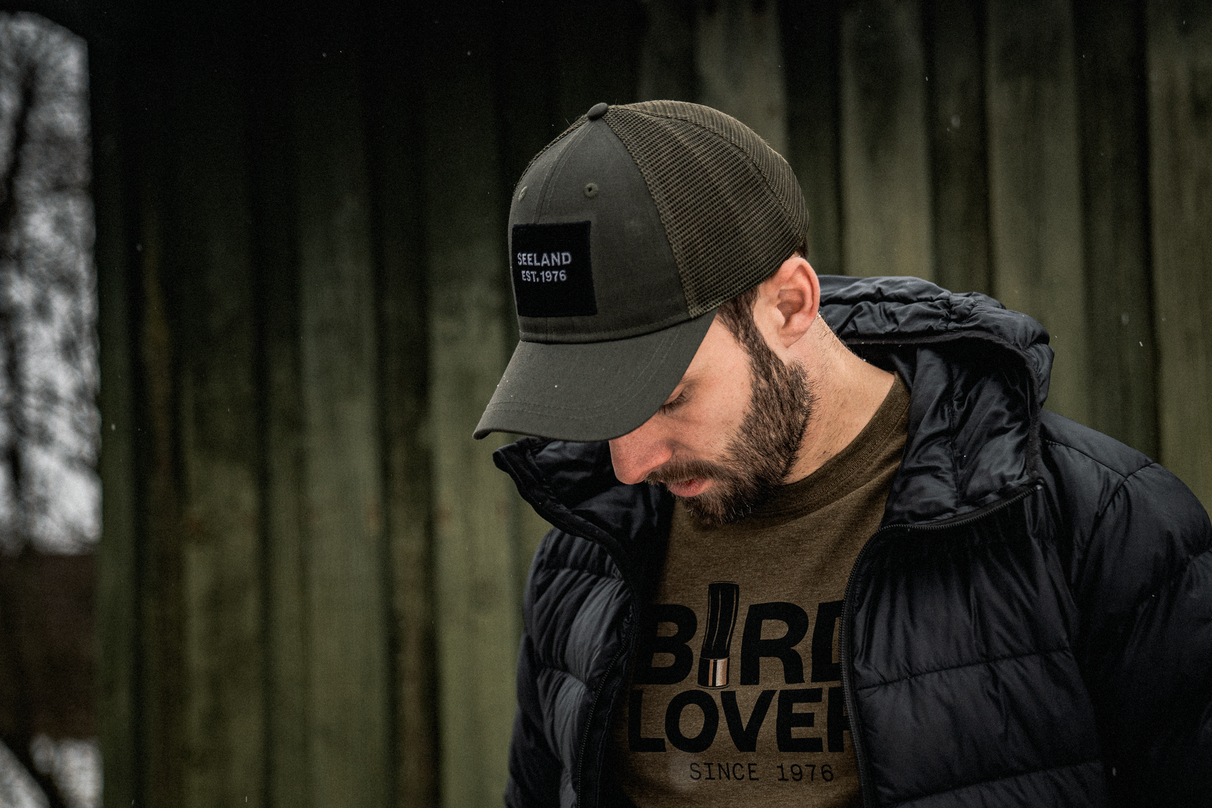 Granite Trucker Cap - Grape leaf