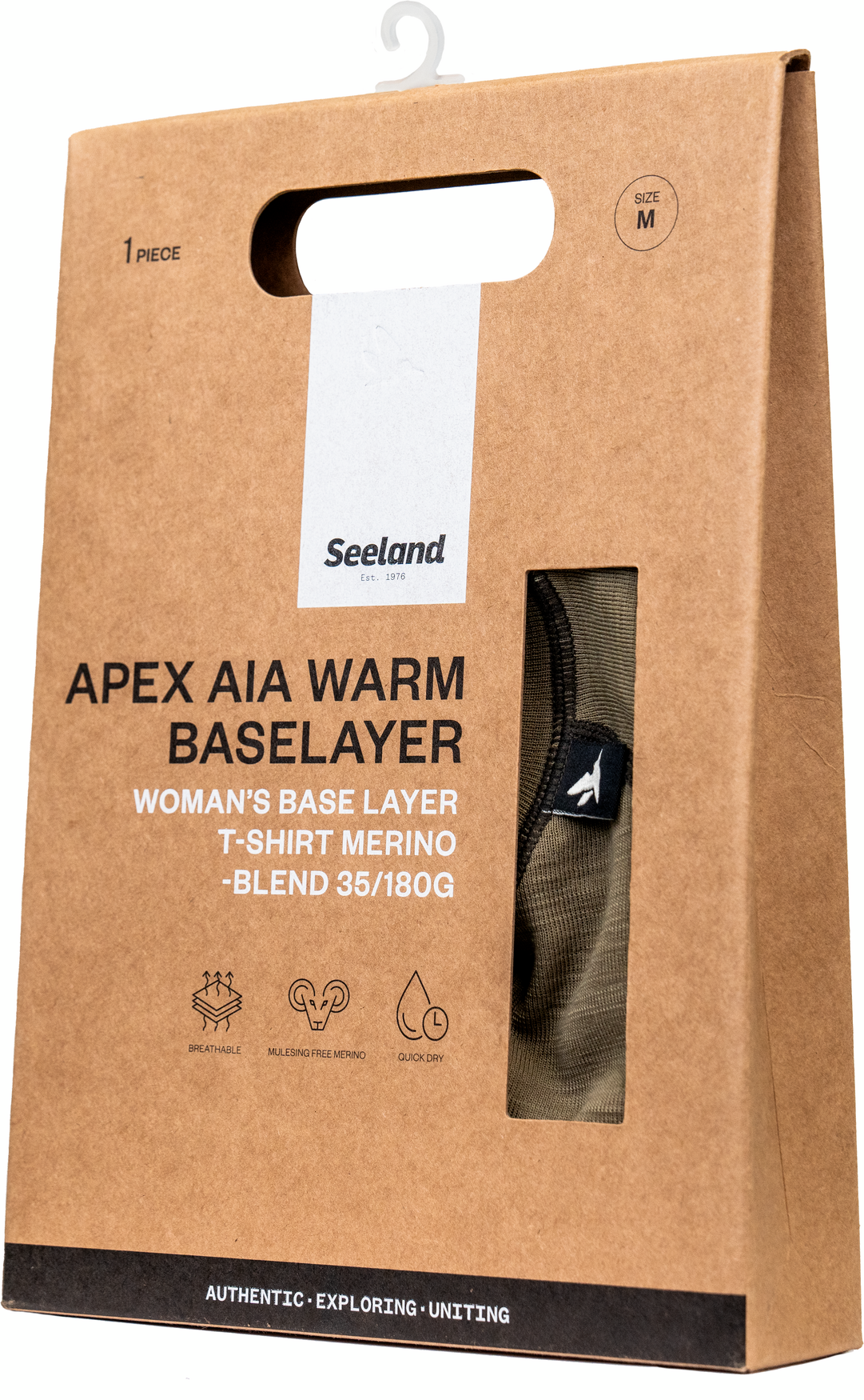 Apex Aia Merino T-shirt - Covert Green