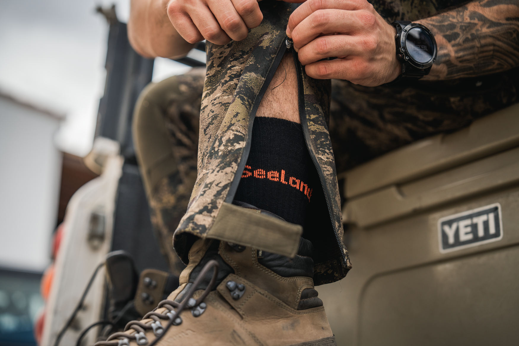 Field Coolmax-strømpe - 2Pack - Black/Dark Grey