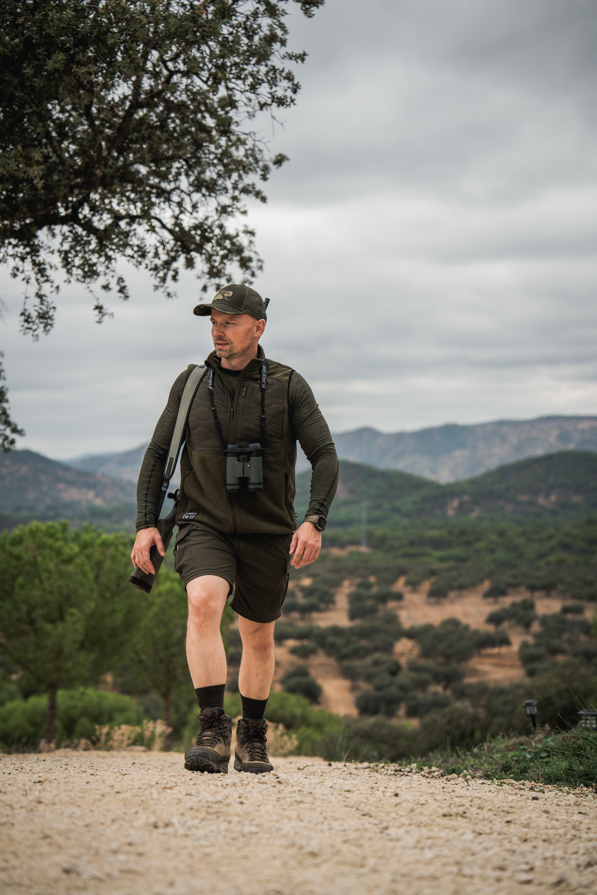 Field Merino-strømpe - 2Pack - Pine Green/Military Olive