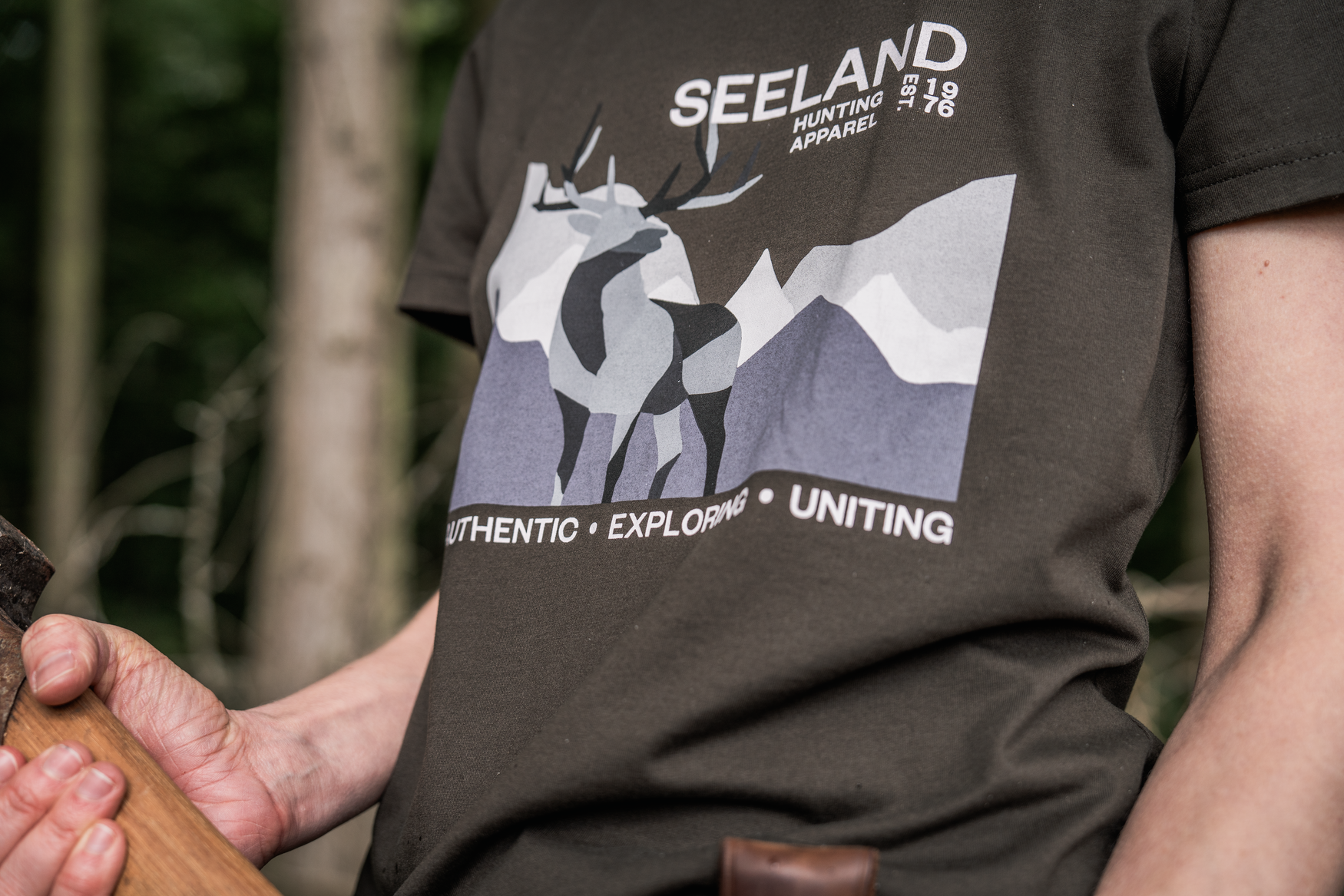 Sadie T-shirt - Pine green