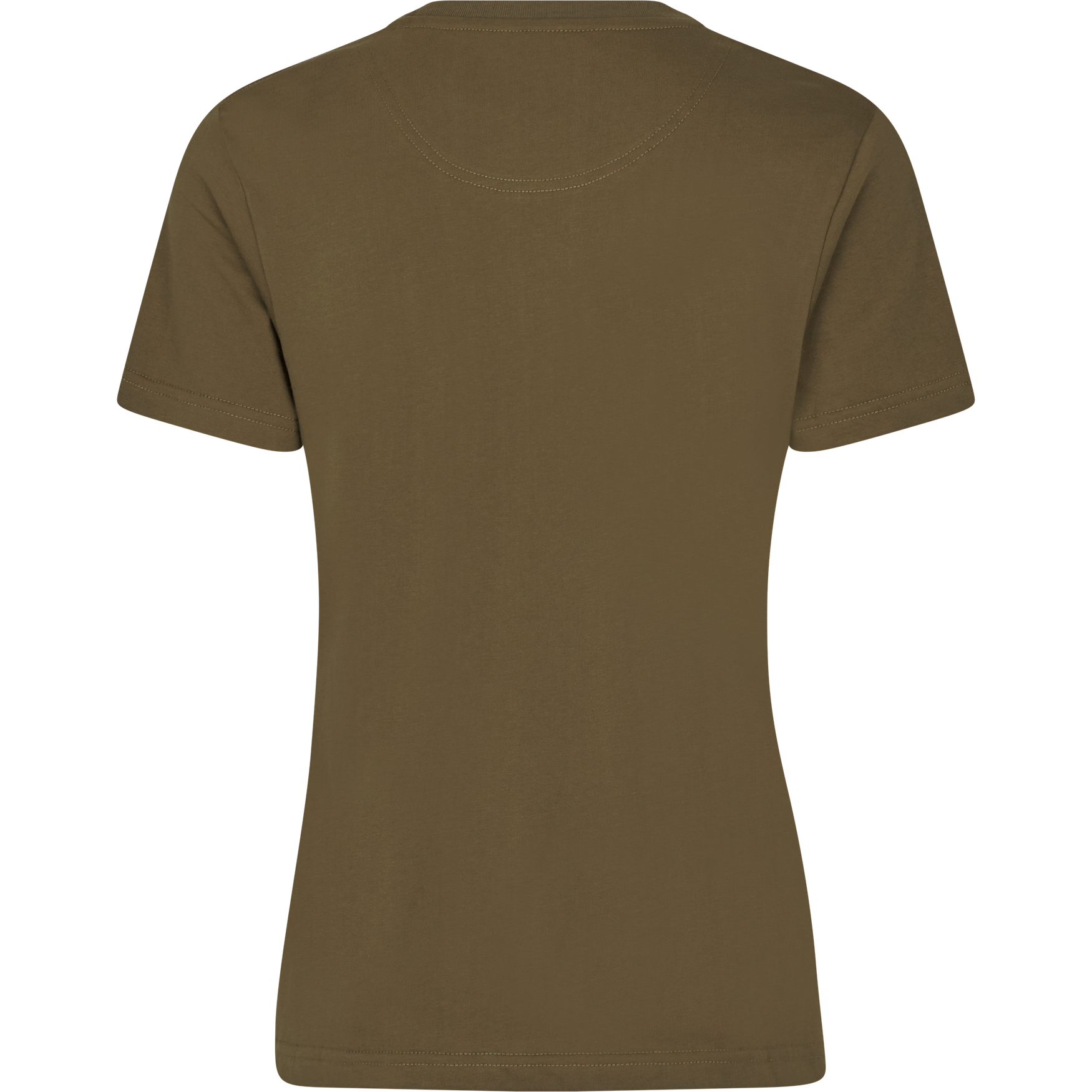 Deer On Line W T-shirt - Military Olive