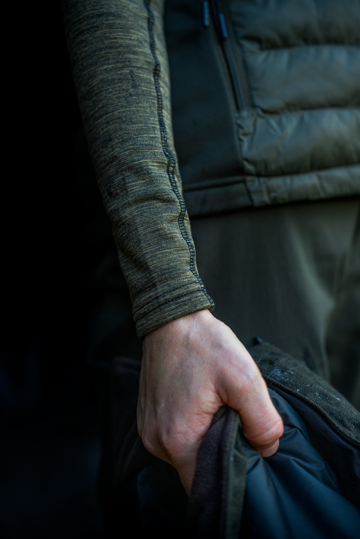 T-shirt Peak Aia - Military Olive Melange