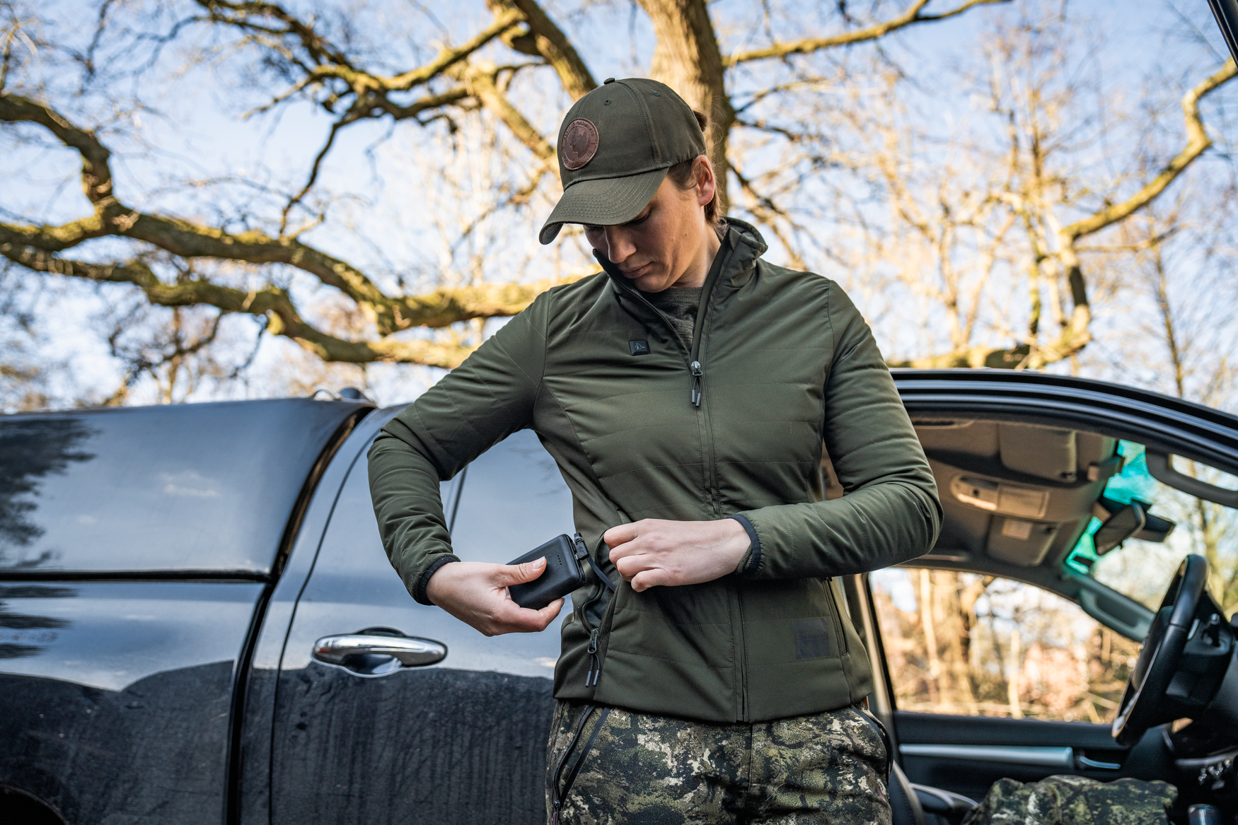 Celsius Aia Heat Jacket - Pine green