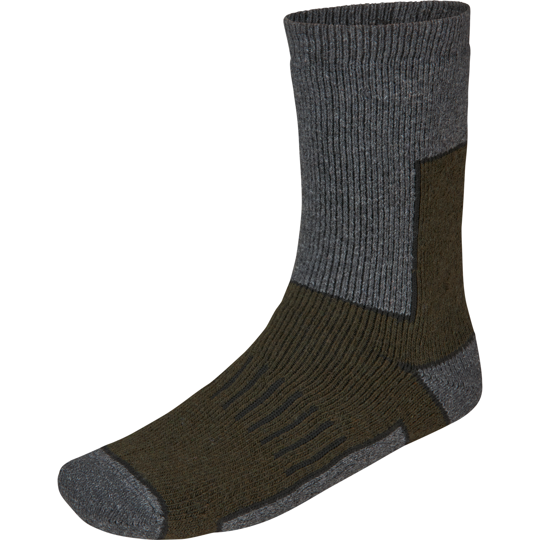 Field Thermo Sock - 2Pack - Pine Green Melange/Grey Melange