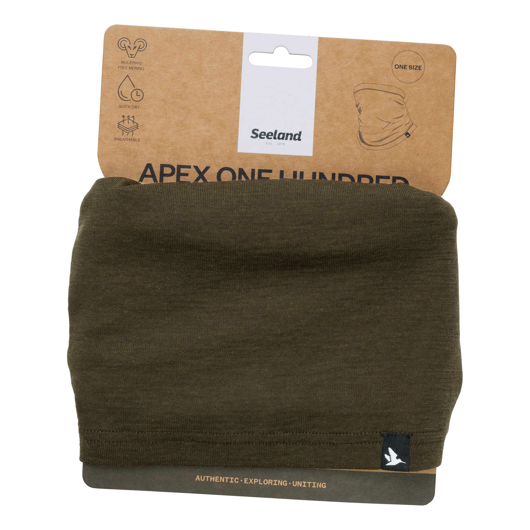 Apex 100 halsedisse - Pine green