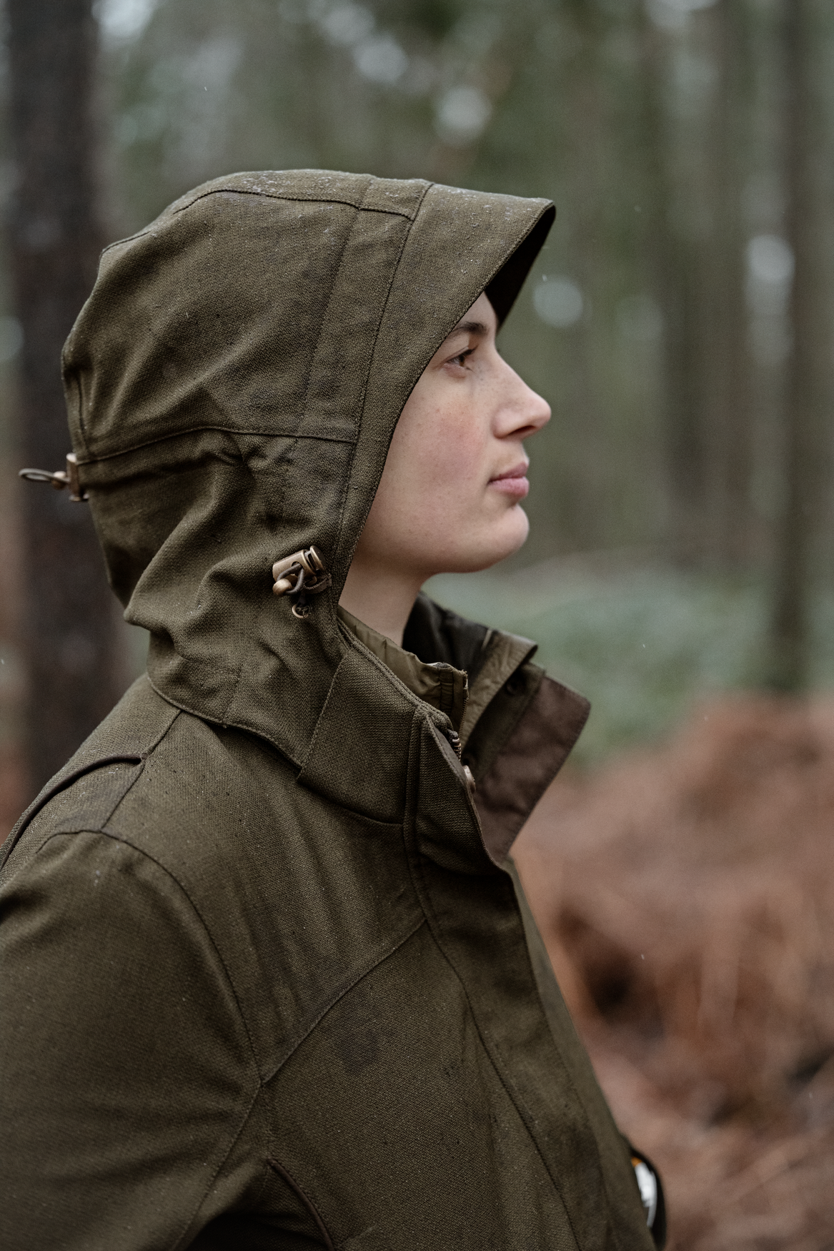 Woodcock Royale Eve Jakke - Shaded Olive