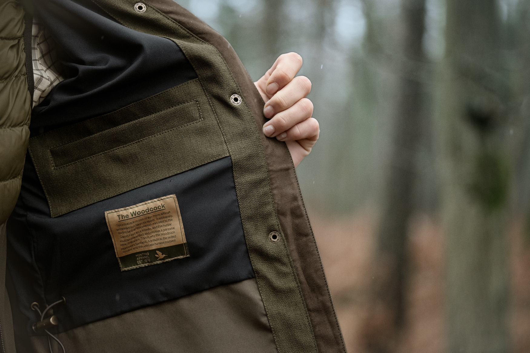 Woodcock Royale Eve Jakke - Shaded Olive