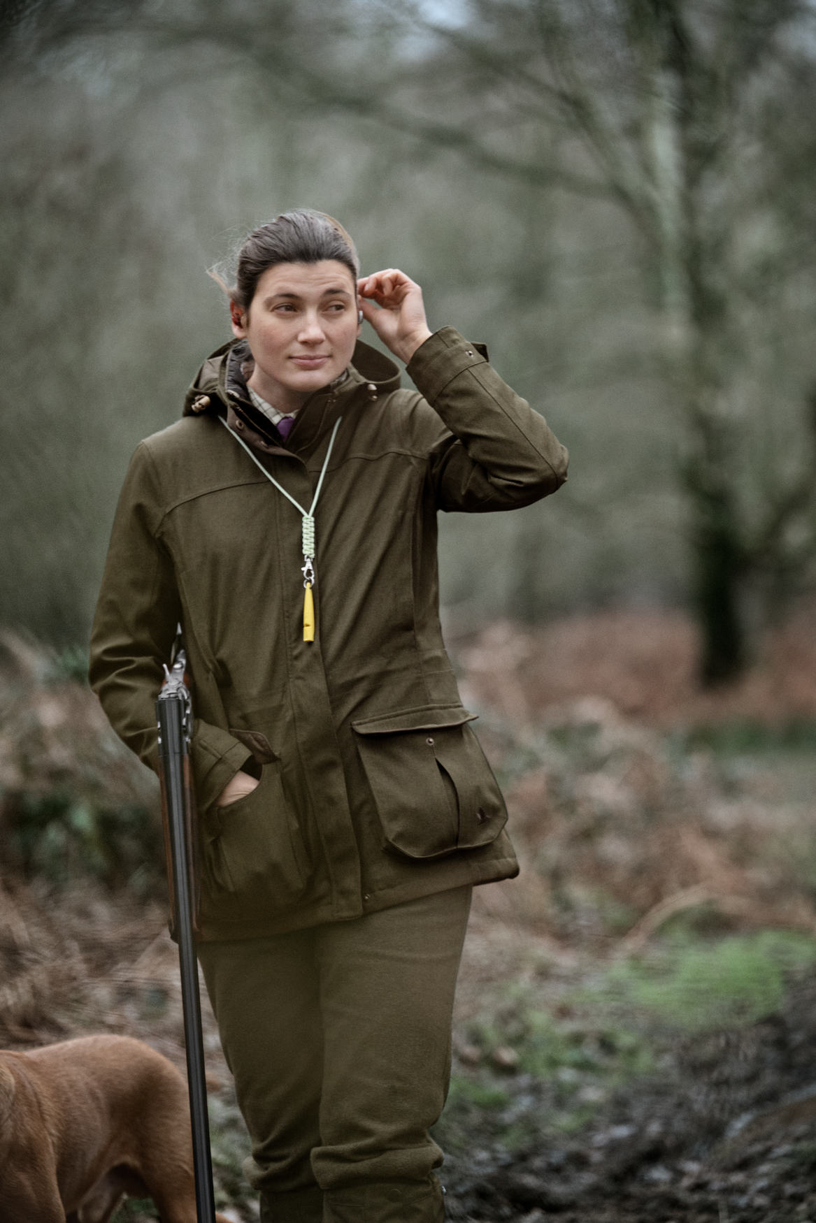 Woodcock Royale Eve Jakke - Shaded Olive