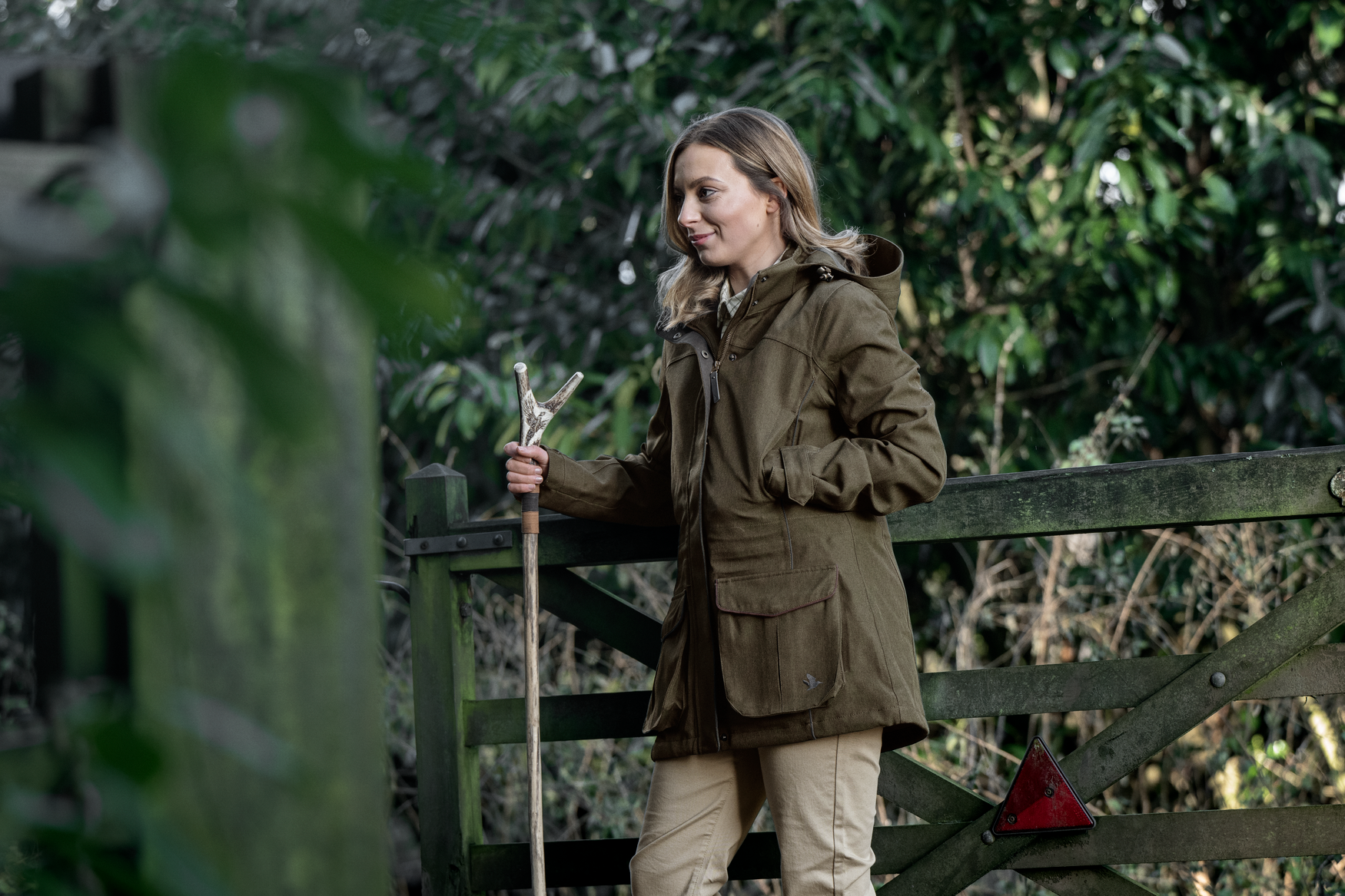 Woodcock Royale Eve Jakke - Shaded Olive